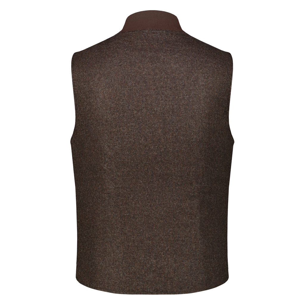 Smanicato Reversibile Owl in Lana Donegal con Zip