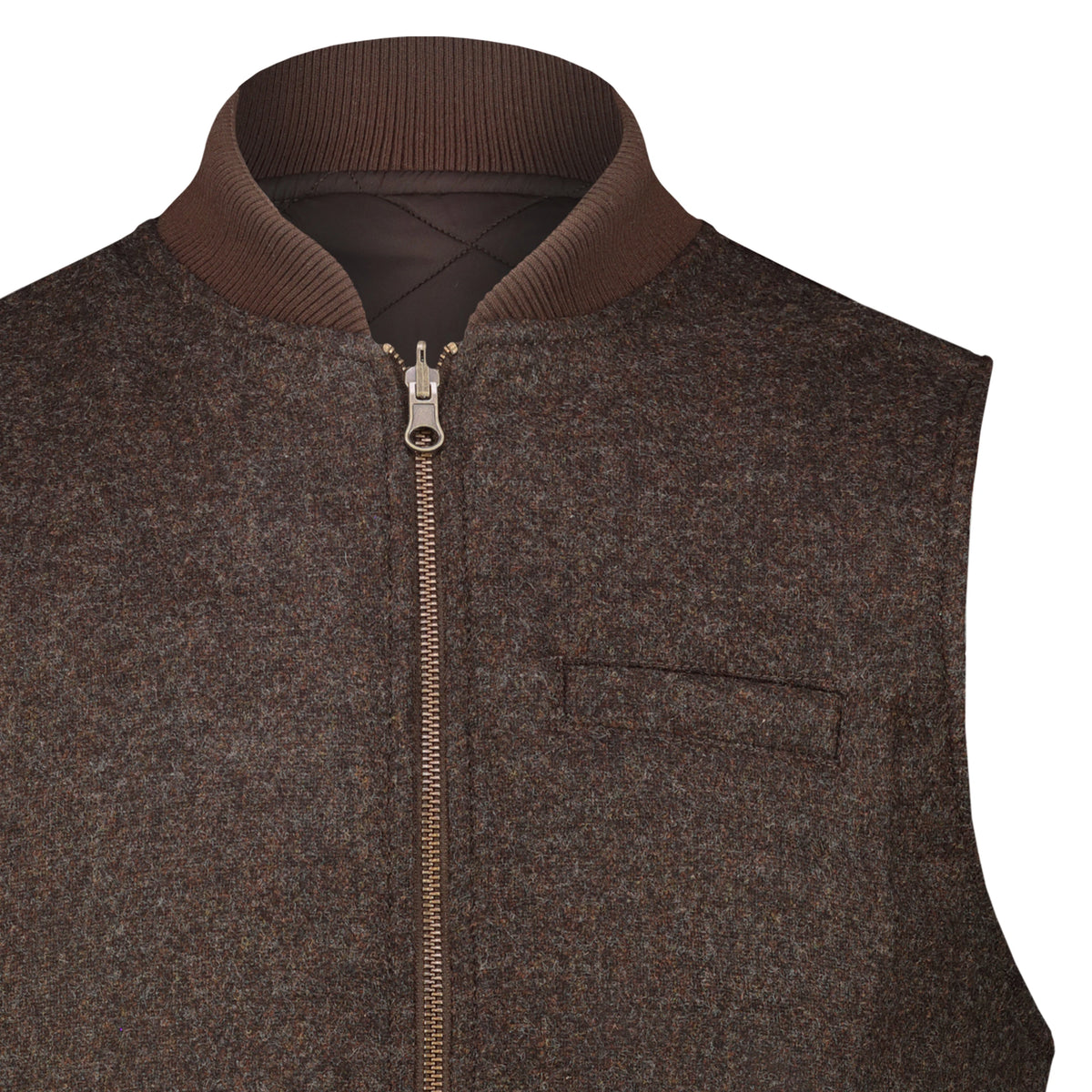 Smanicato Reversibile Owl in Lana Donegal con Zip
