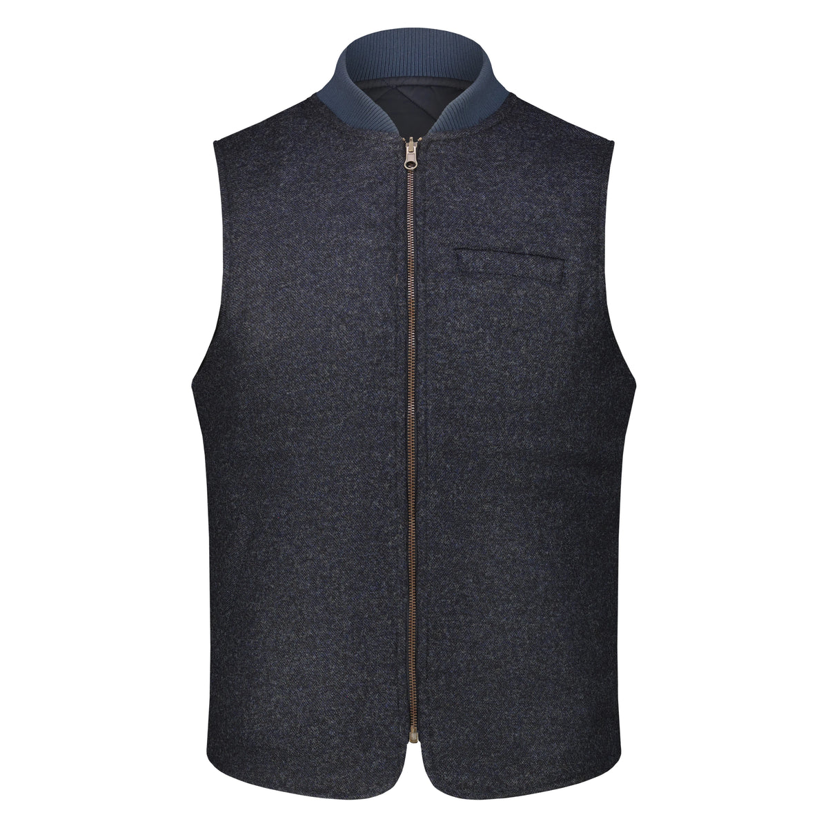 Smanicato Reversibile Owl in Lana Donegal con Zip