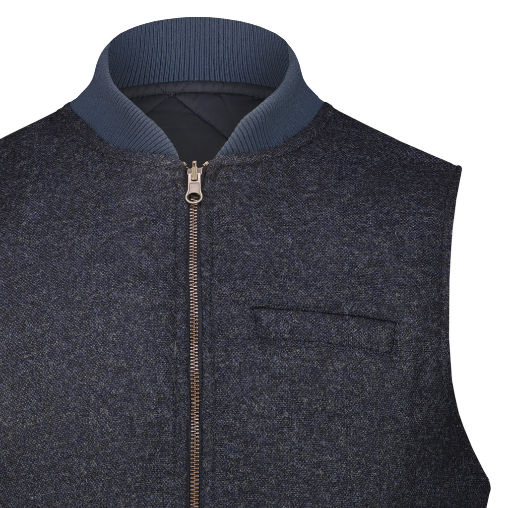 Smanicato Reversibile Owl in Lana Donegal con Zip