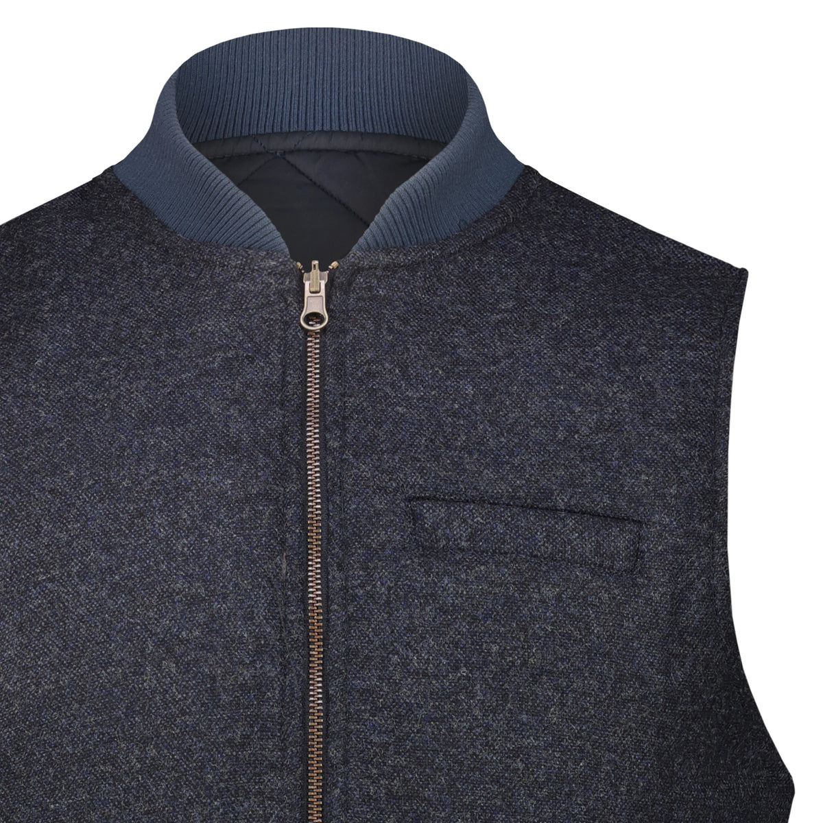 Smanicato Reversibile Owl in Lana Donegal con Zip