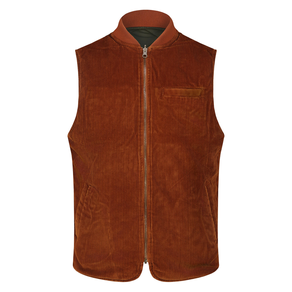 Smanicato Reversibile Owl in Velluto a coste con Zip