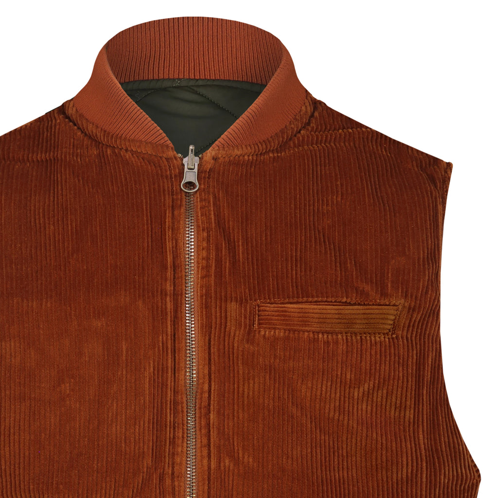 Smanicato Reversibile Owl in Velluto a coste con Zip