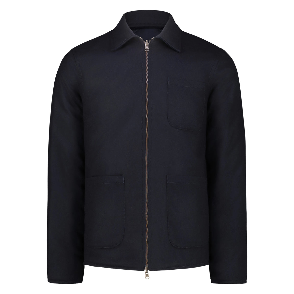 Giacca Reversibile Elk in Lana con Zip