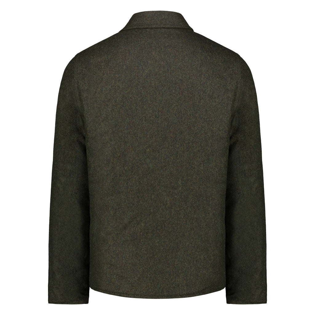 Giacca Reversibile Elk in Lana Cotta con Zip