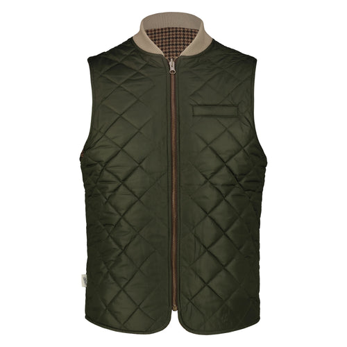 Smanicato Reversibile Owl in Lana Pied de Poule con Zip