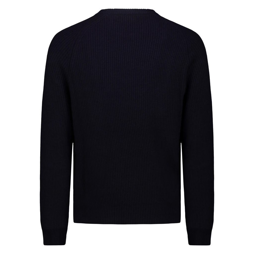 Maglione Girocollo Punto Costa Inglese Jeff in Lana e Cashmere