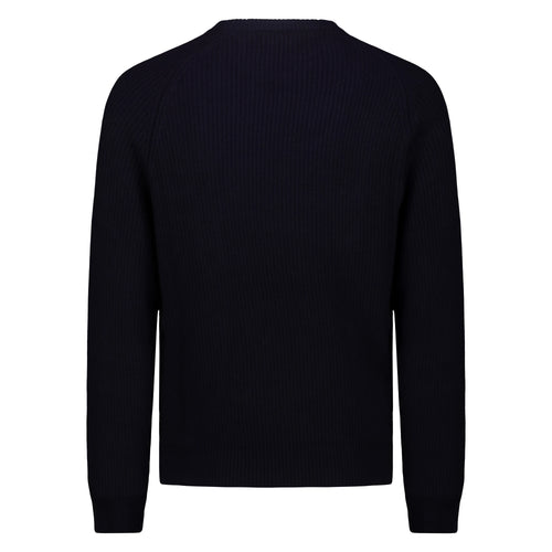 Maglione Girocollo Punto Costa Inglese Jeff in Lana e Cashmere