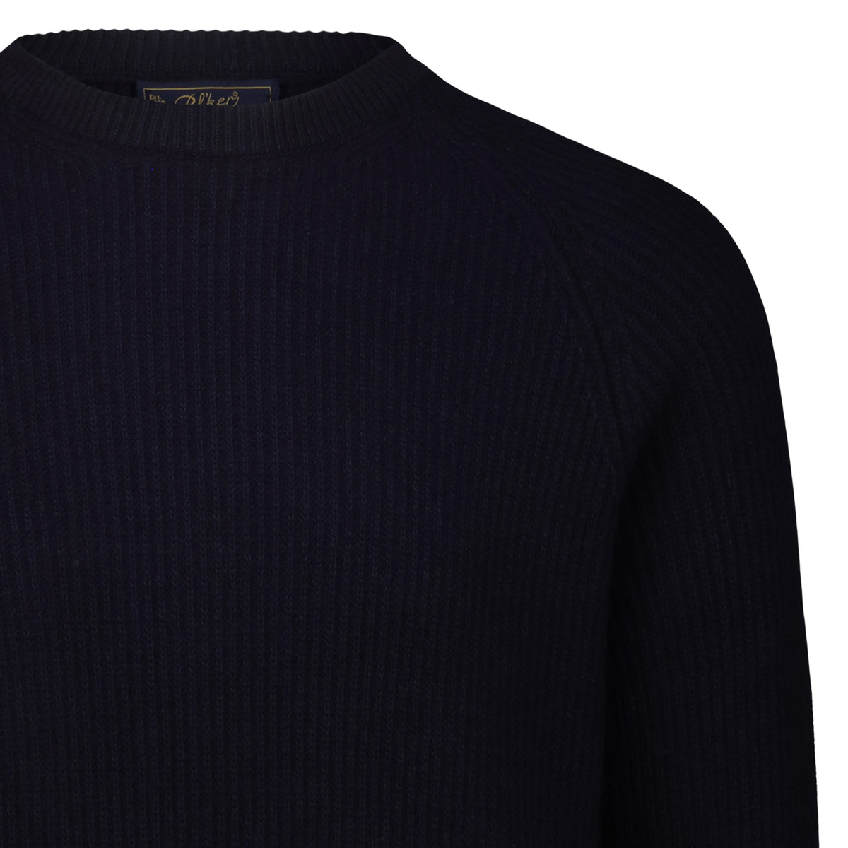 Maglione Girocollo Punto Costa Inglese Jeff in Lana e Cashmere
