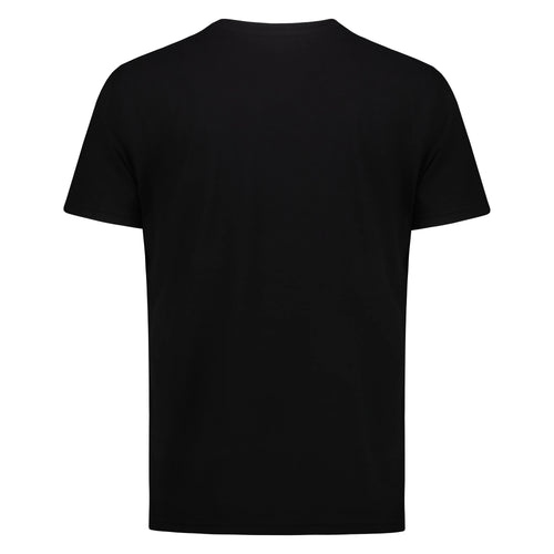 T-shirt Casco Bay in Jersey Fiammato con Taschino (Black)