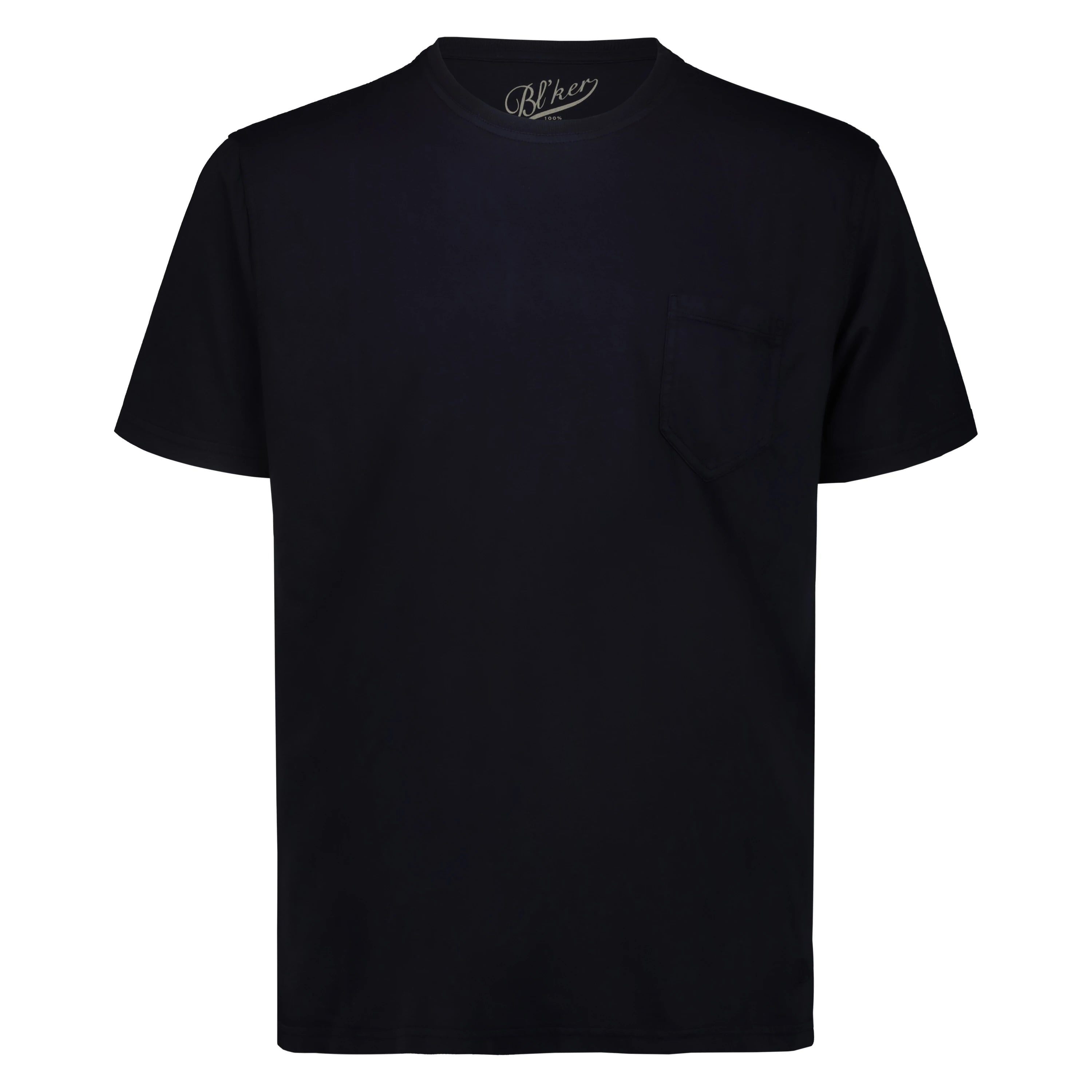 T-Shirt Freeport in Jersey con Taschino (Navy)
