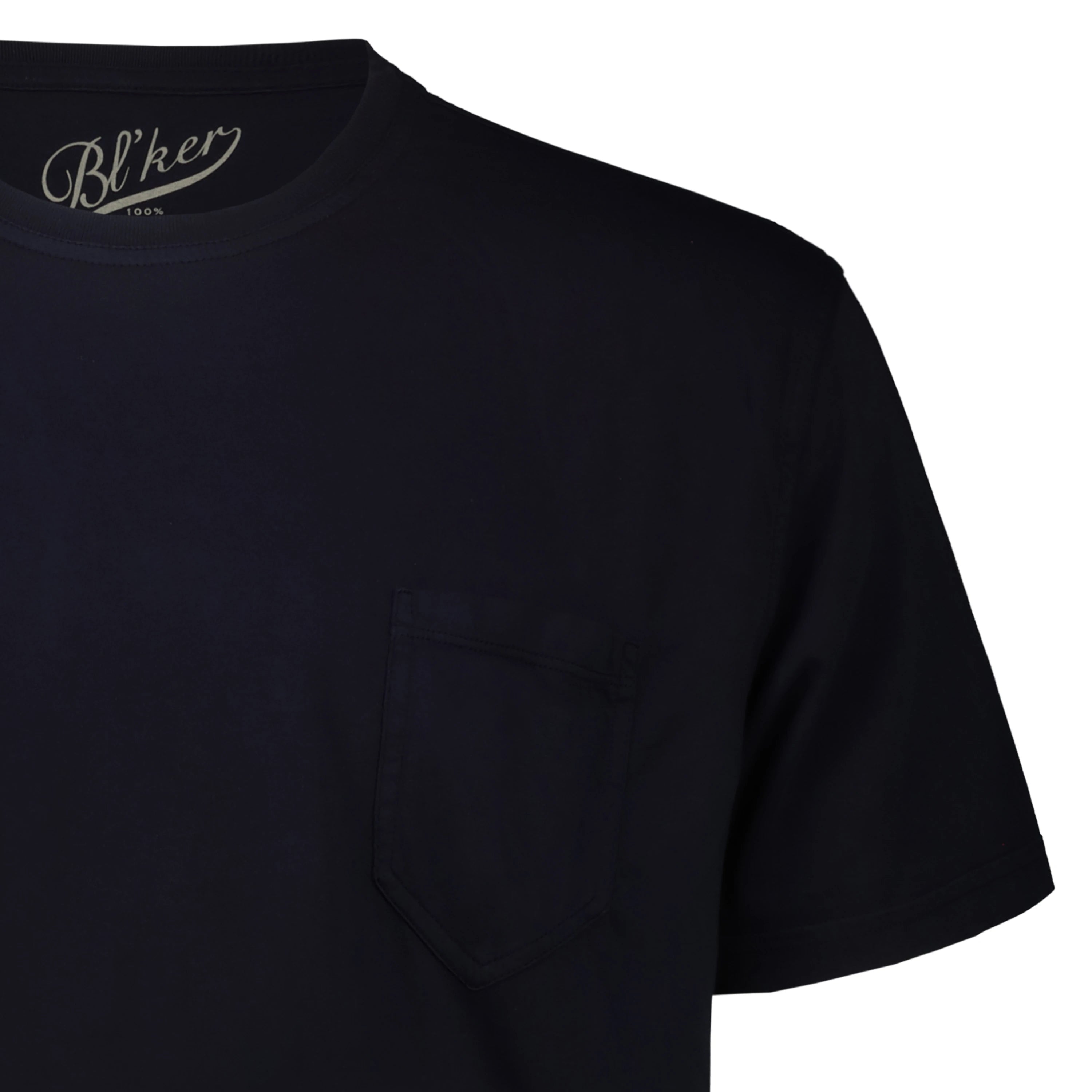 T-Shirt Freeport in Jersey con Taschino (Navy)
