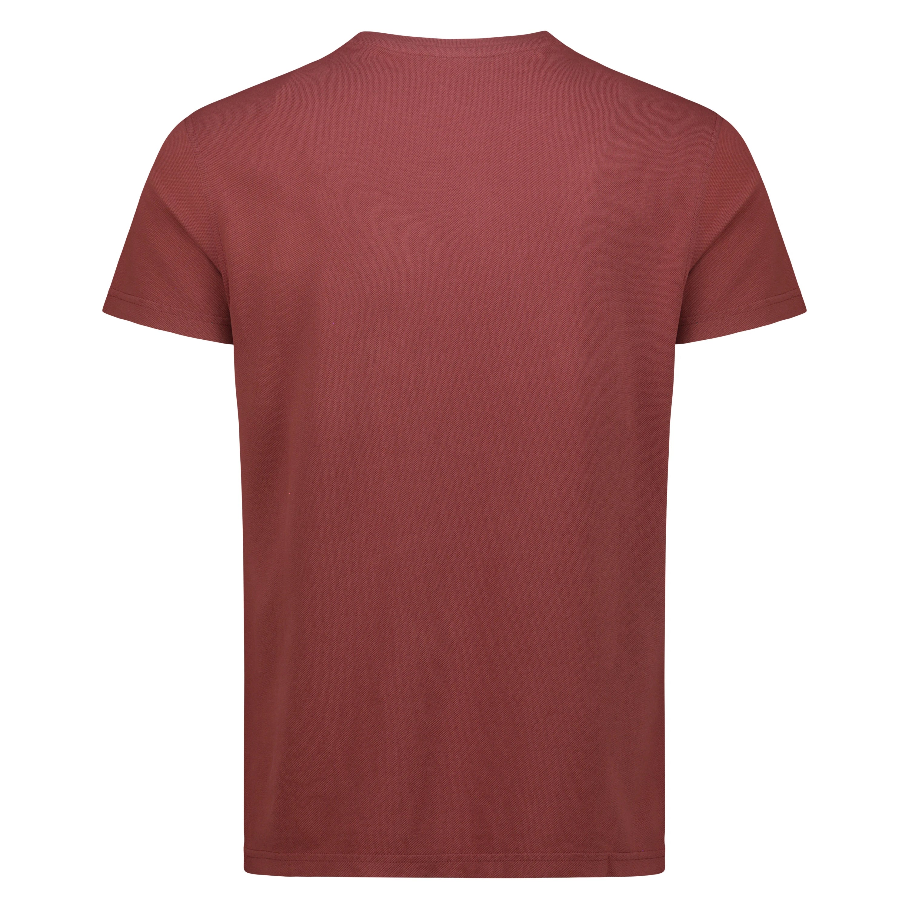 T-shirt Orchard in Piquet con Taschino (Faded Red)