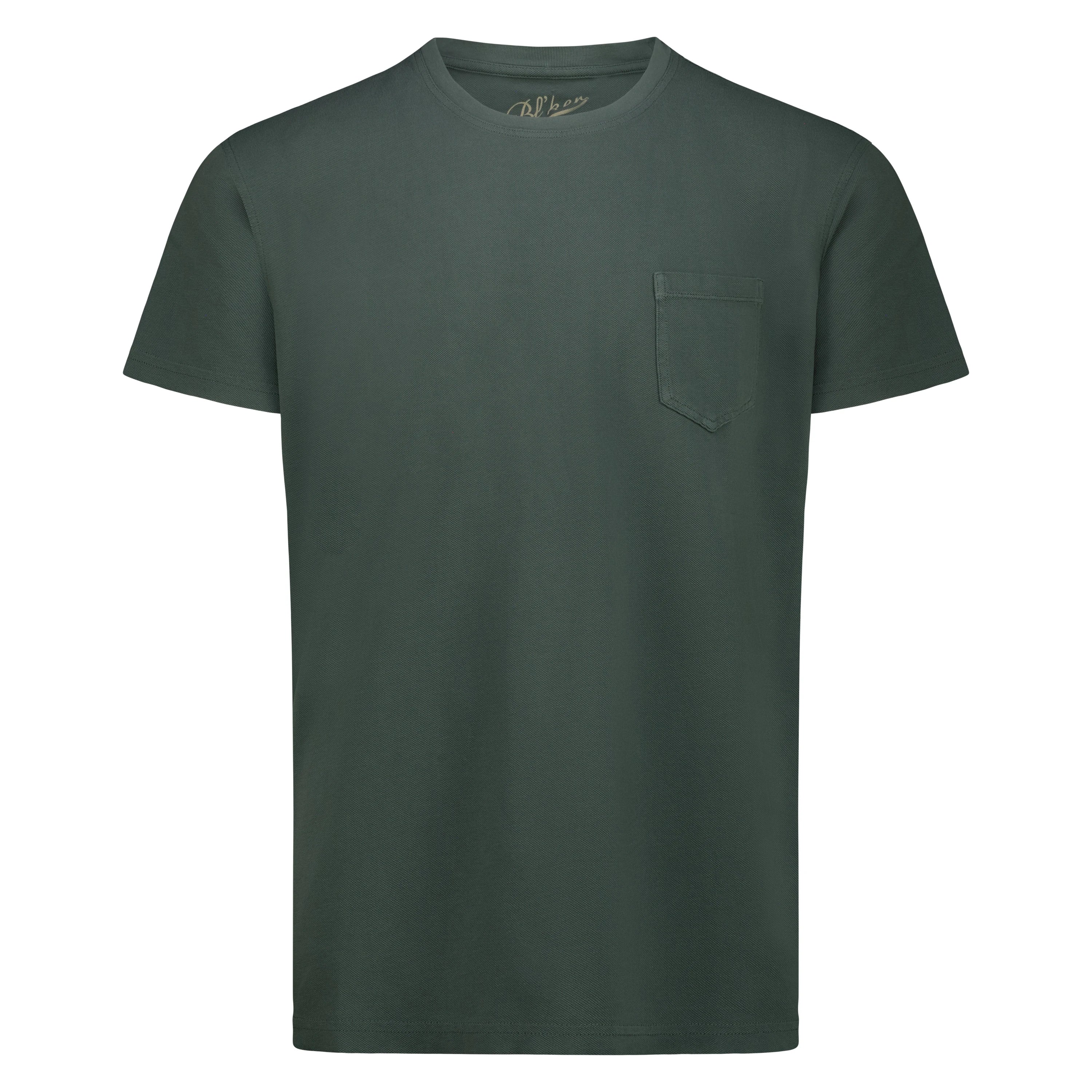 T-shirt Orchard in Piquet con Taschino (Green)