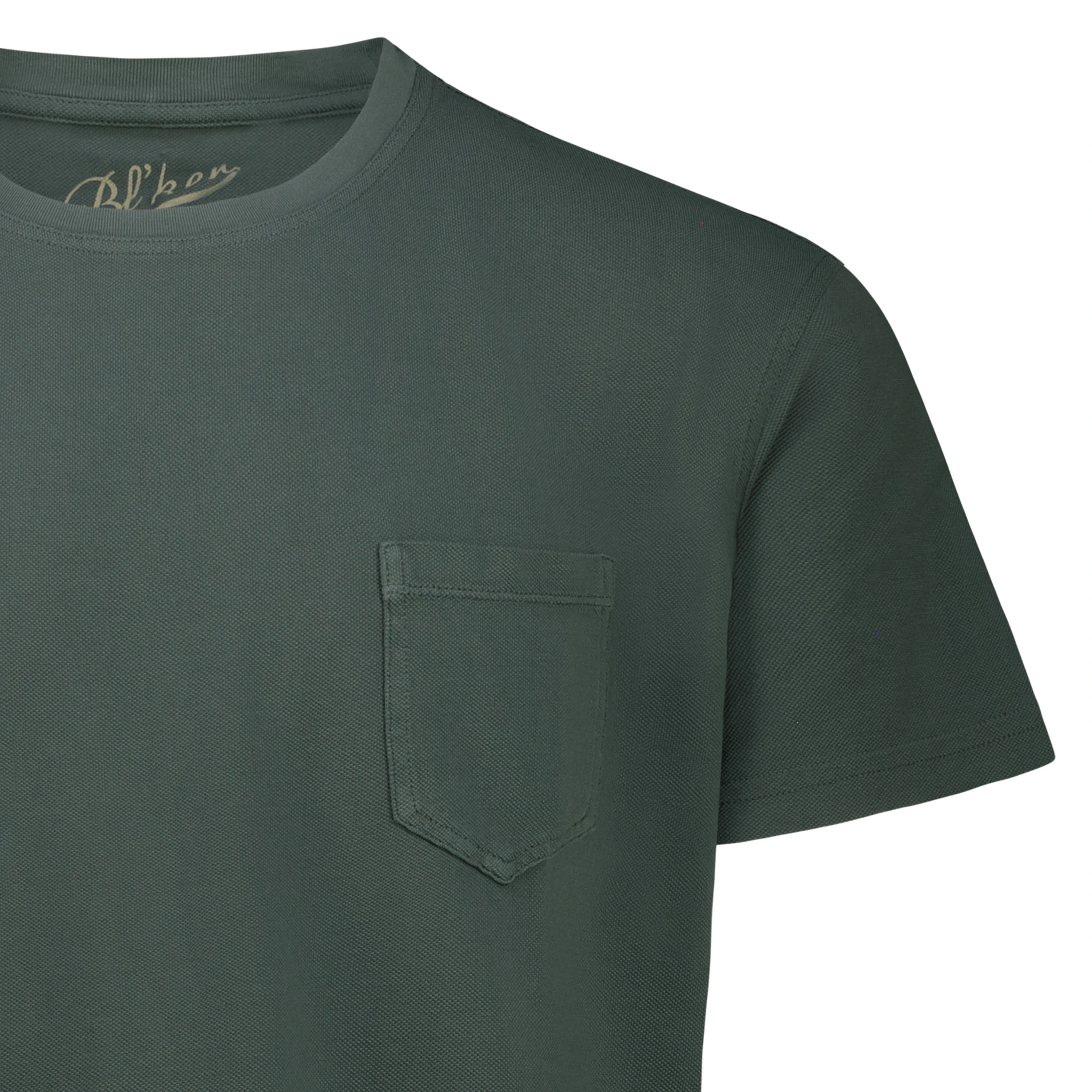 T-shirt Orchard in Piquet con Taschino (Green)