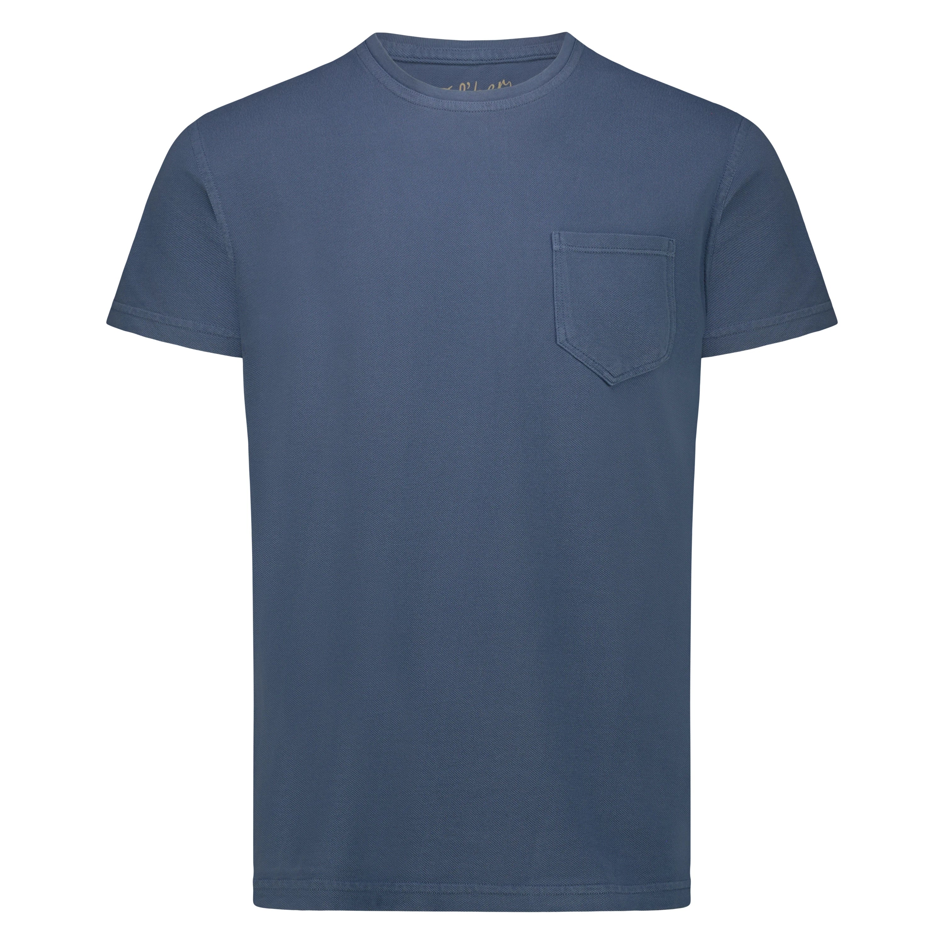 T-shirt Orchard in Piquet con Taschino (Royal)