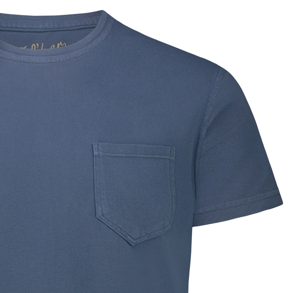 T-shirt Orchard in Piquet con Taschino (Royal)