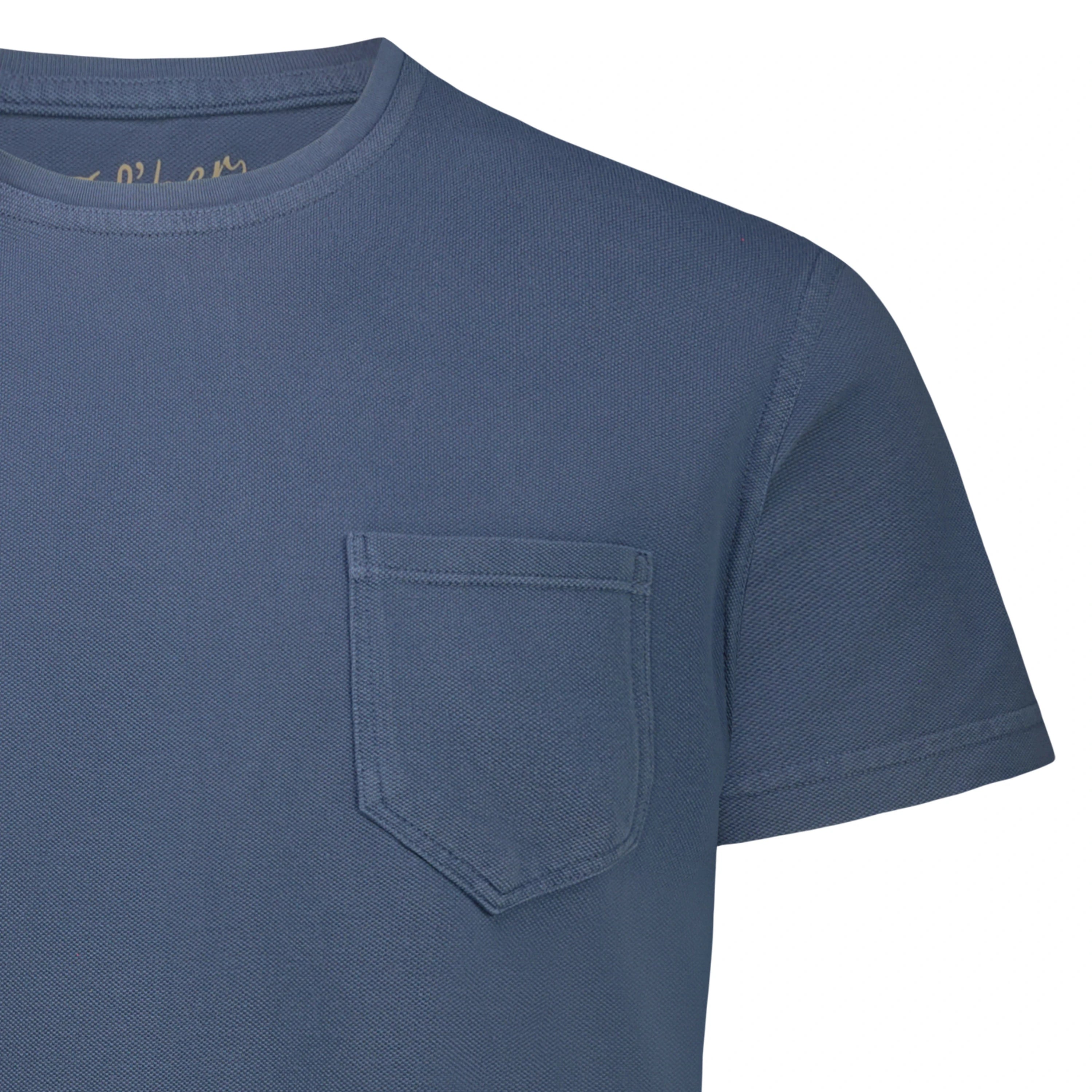 T-shirt Orchard in Piquet con Taschino (Royal)