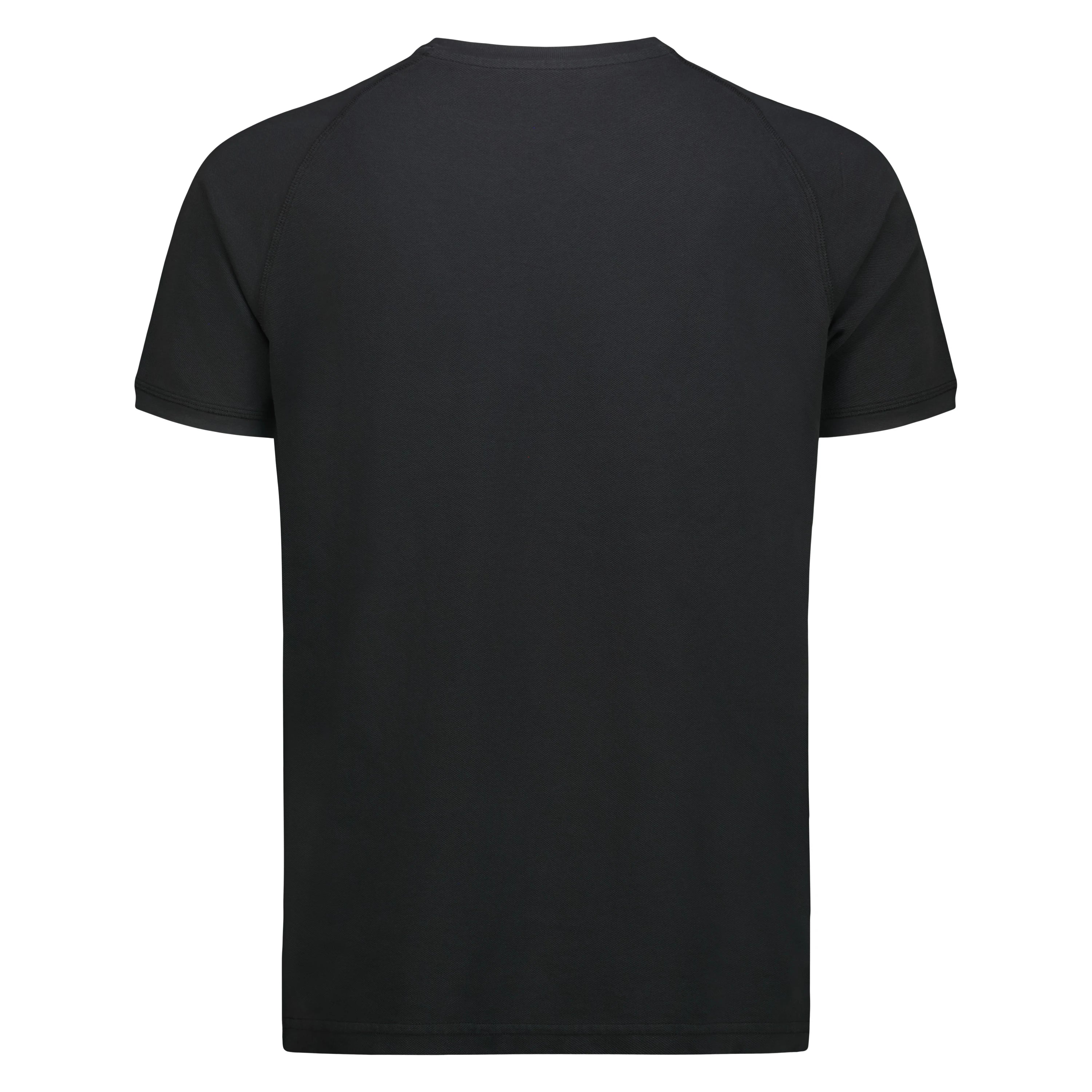 T-Shirt Raglan Salem in Piquet (Faded Black)