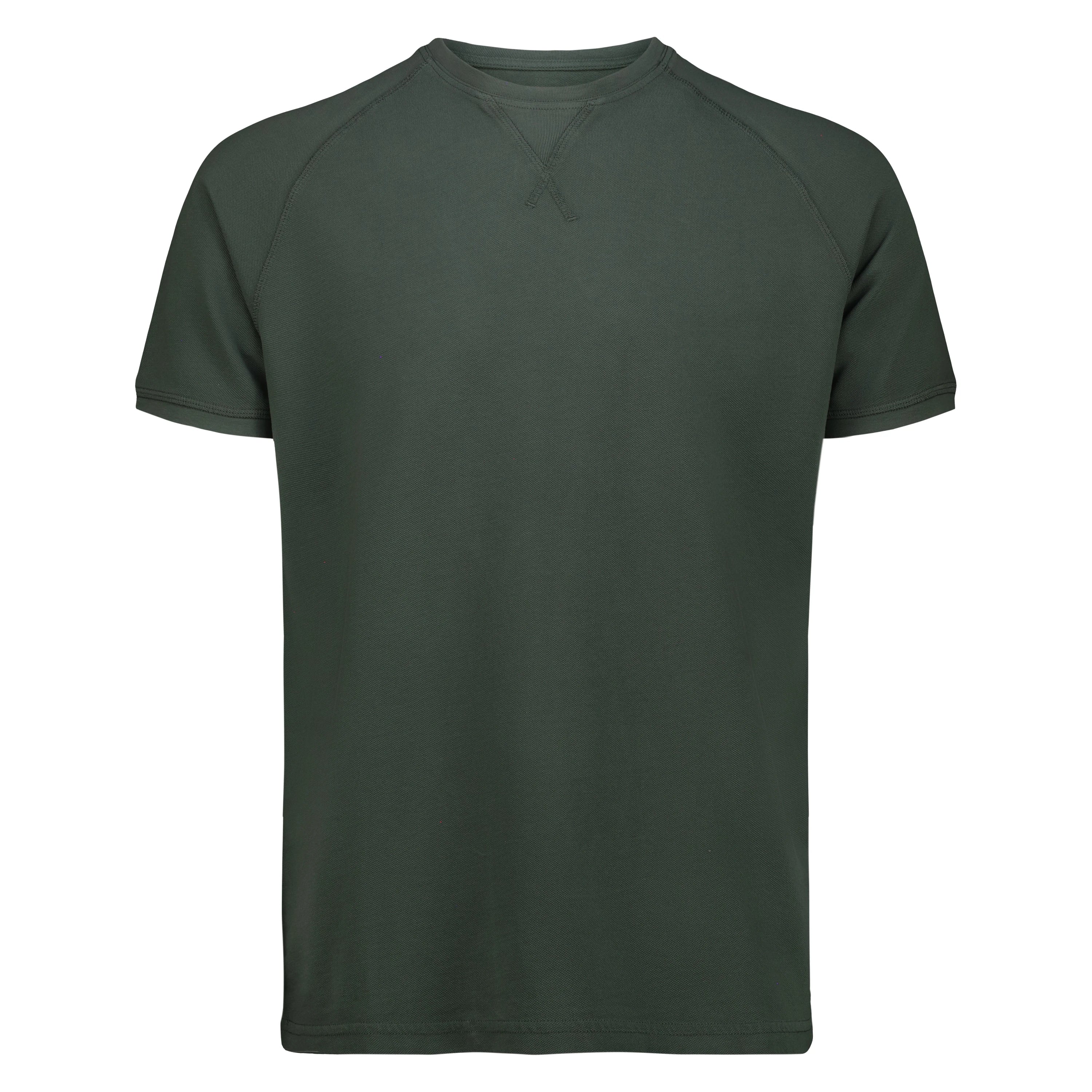 T-Shirt Raglan Salem in Piquet (Green)