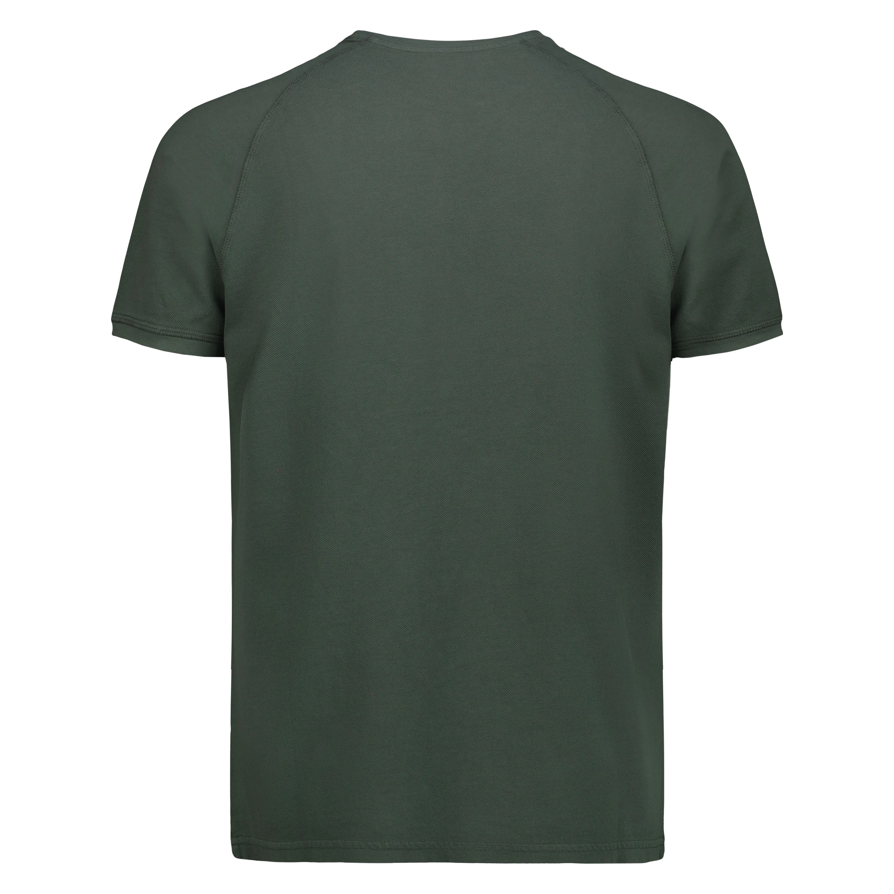 T-Shirt Raglan Salem in Piquet (Green)