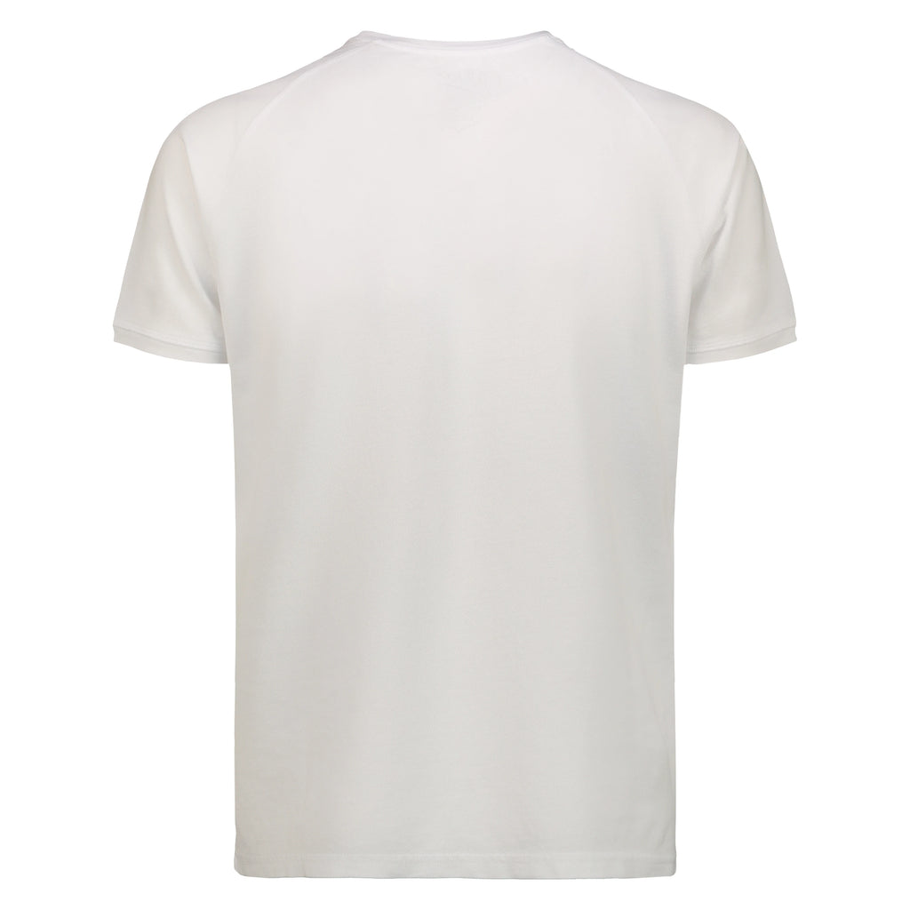 T-Shirt Raglan Salem in Piquet (White)