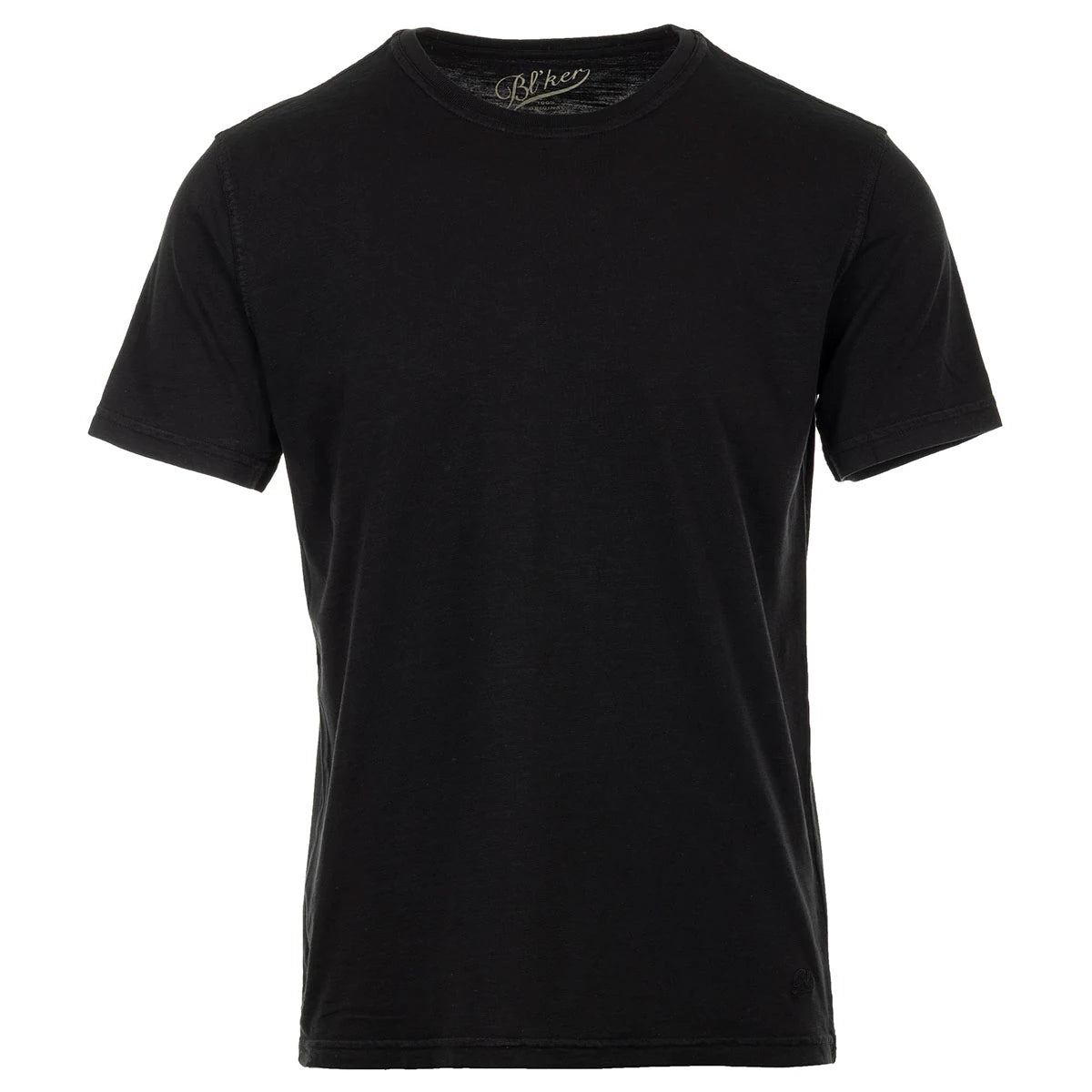 T-shirt Eagle Lake in Jersey Fiammato (Black)