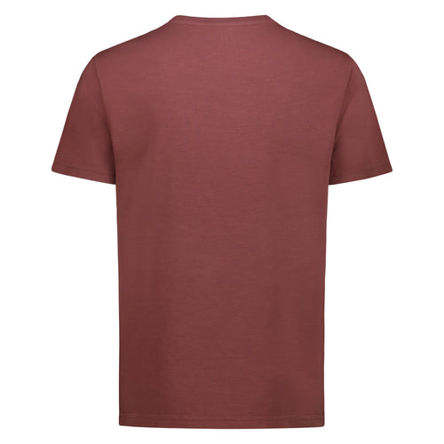 T-shirt Eagle Lake in Jersey Fiammato (Bordeaux)