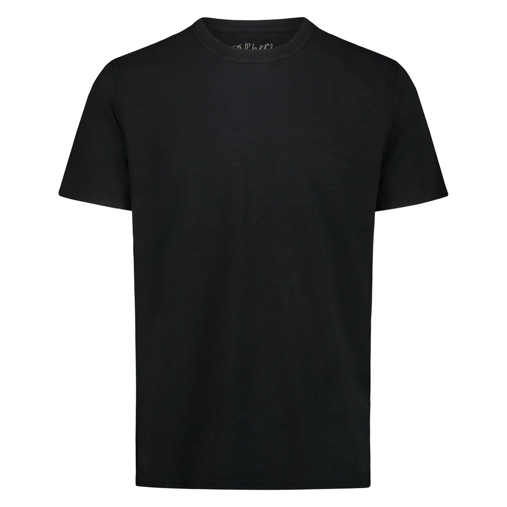 T-shirt Eagle Lake in Jersey Fiammato (Faded Black)