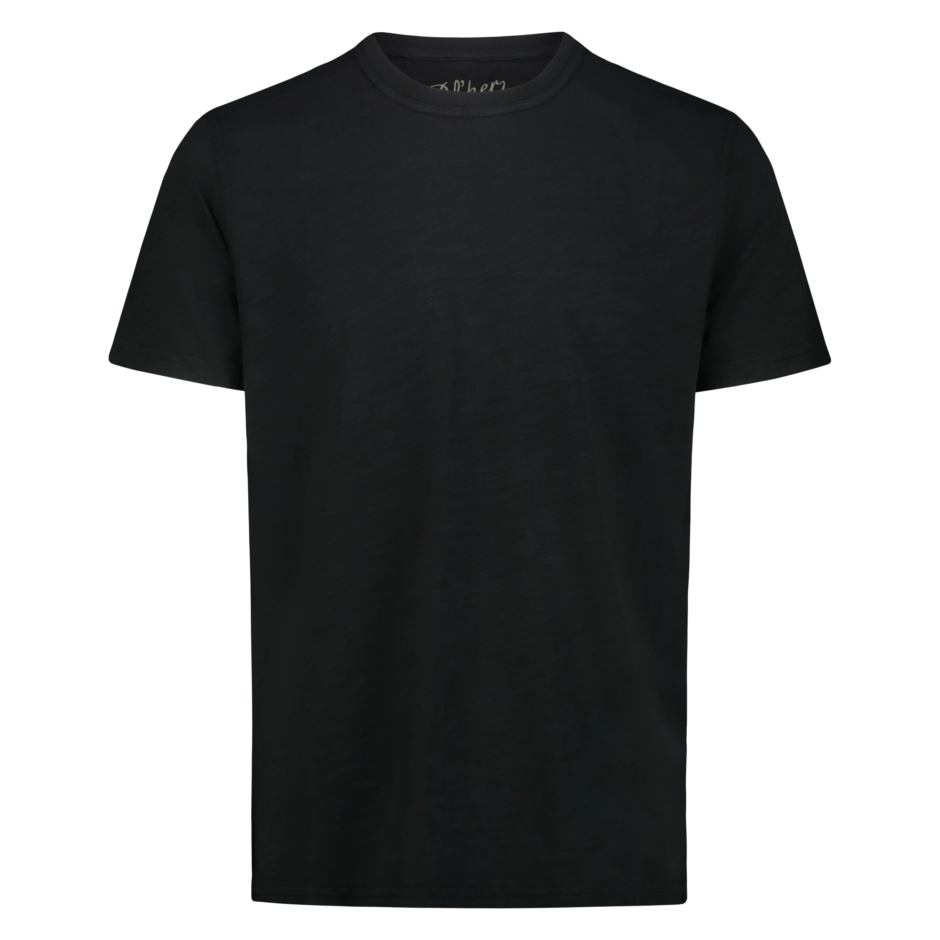 T-shirt Eagle Lake in Jersey Fiammato (Faded Black)
