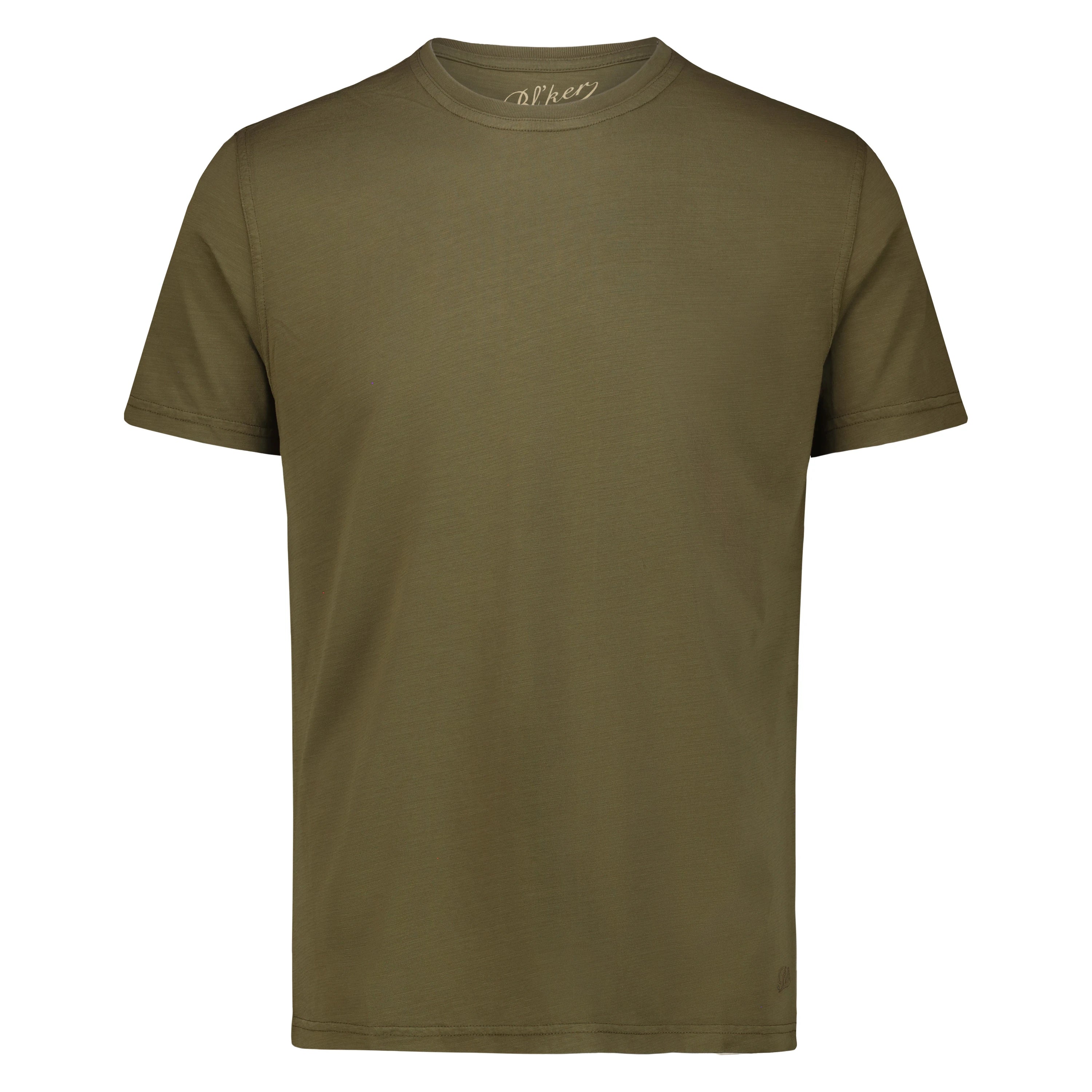 T-shirt Eagle Lake in Jersey Fiammato (Military Green)
