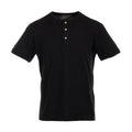 T-shirt Chester Lake Champlain in Jersey Fiammato (Black)