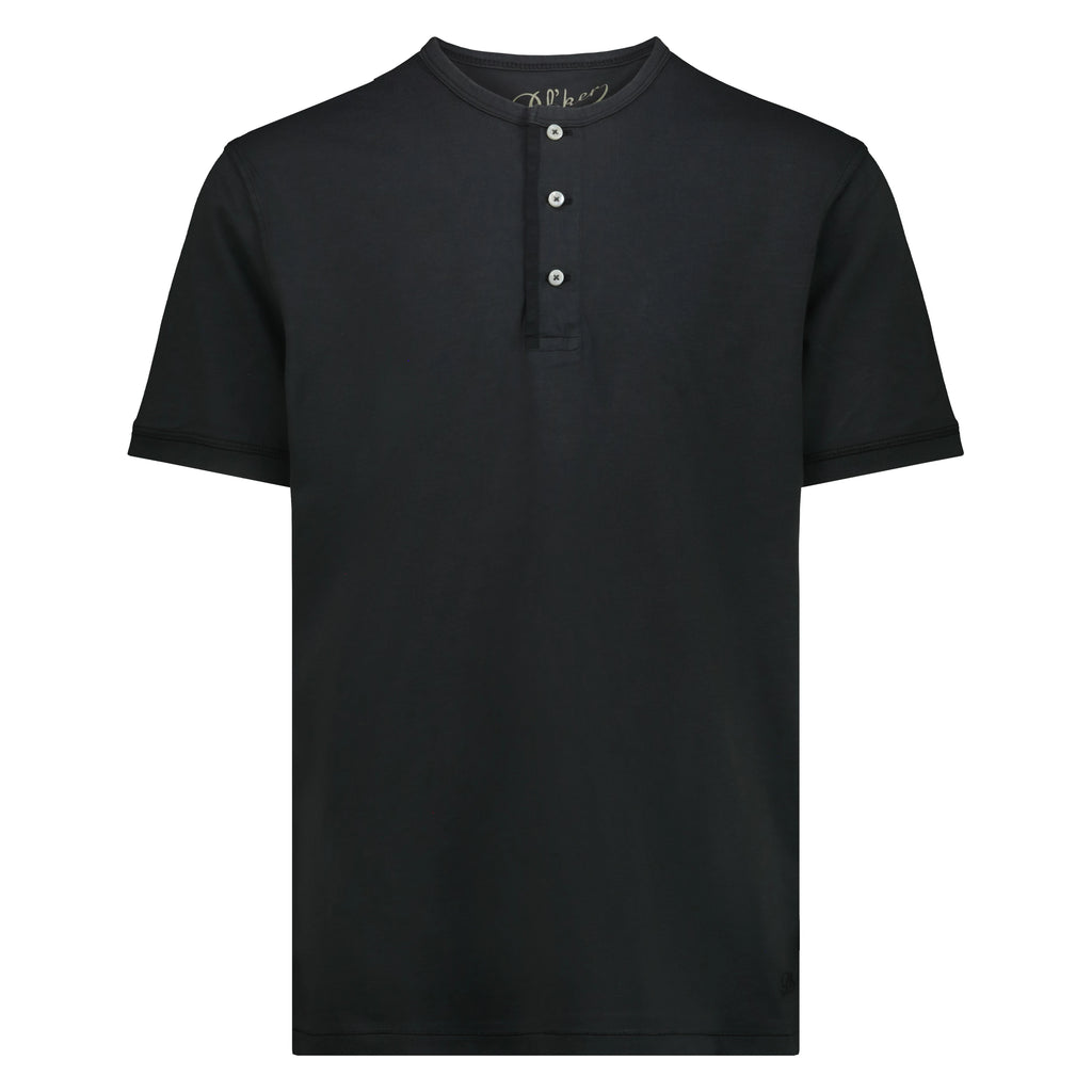 T-shirt Chester Lake Champlain in Jersey Fiammato (Faded Black)