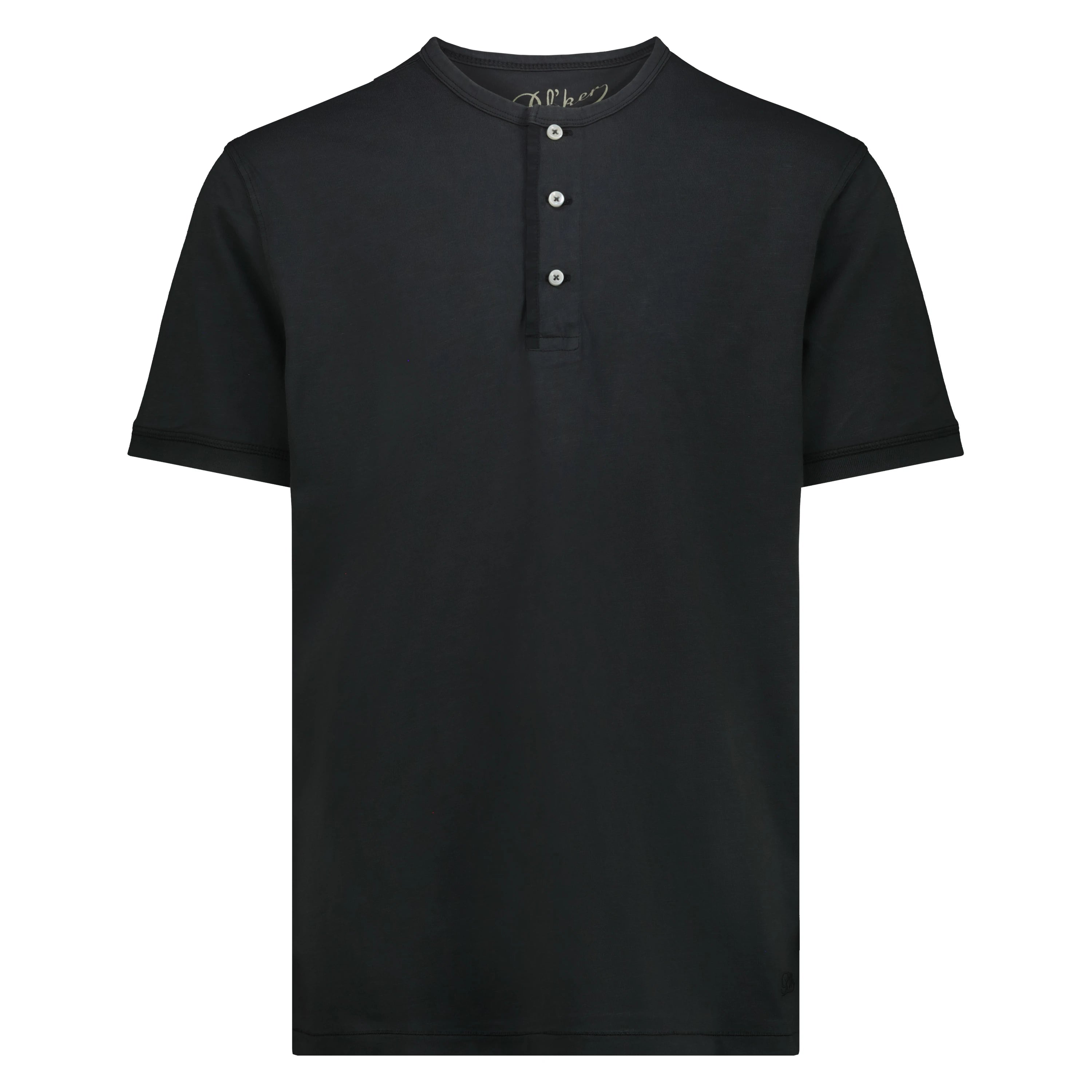 T-shirt Chester Lake Champlain in Jersey Fiammato (Faded Black)