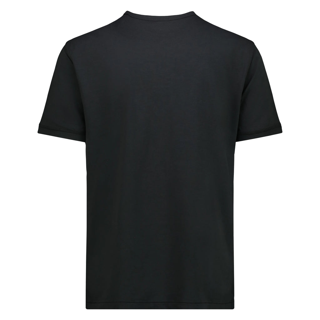 T-shirt Chester Lake Champlain in Jersey Fiammato (Faded Black)