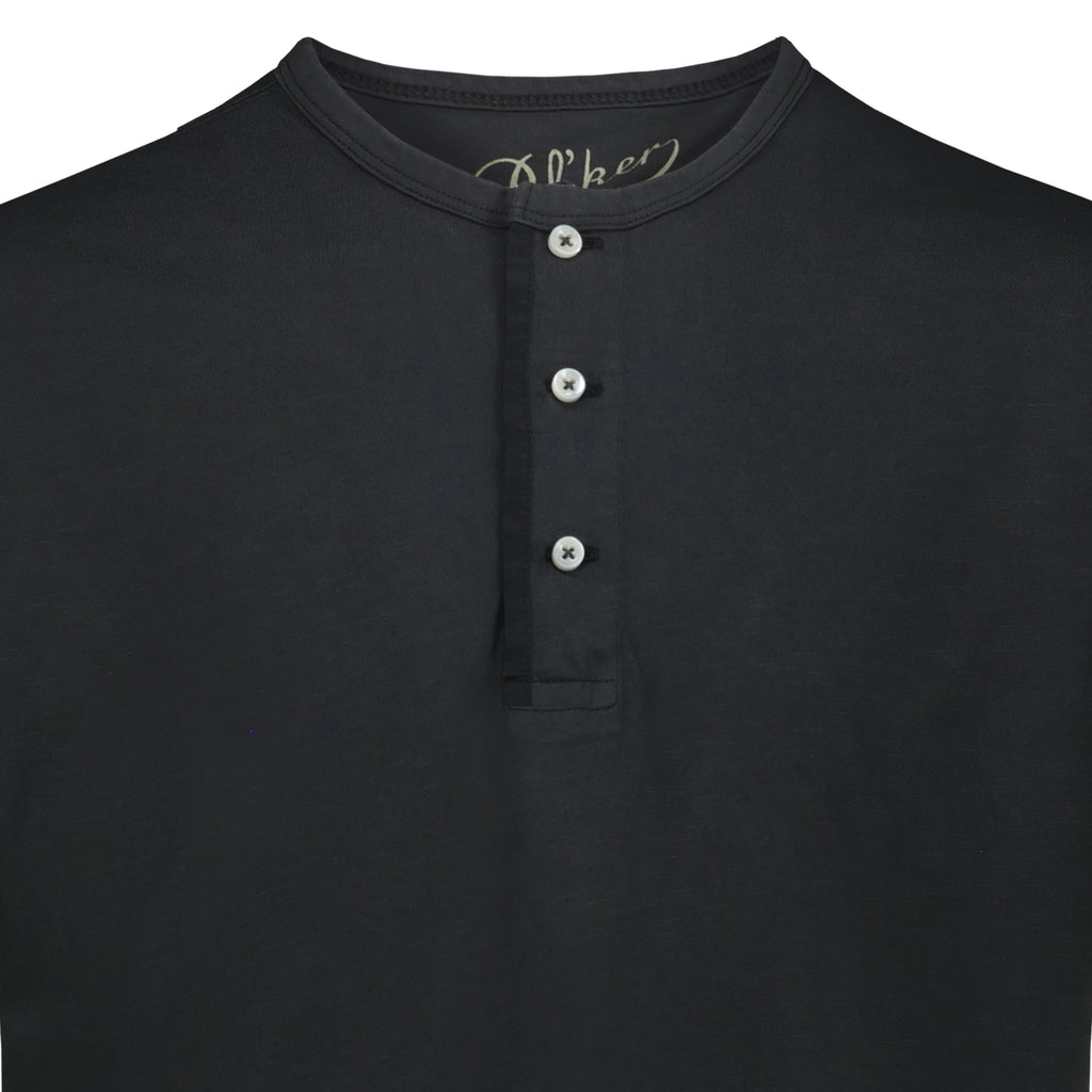 T-shirt Chester Lake Champlain in Jersey Fiammato (Faded Black)