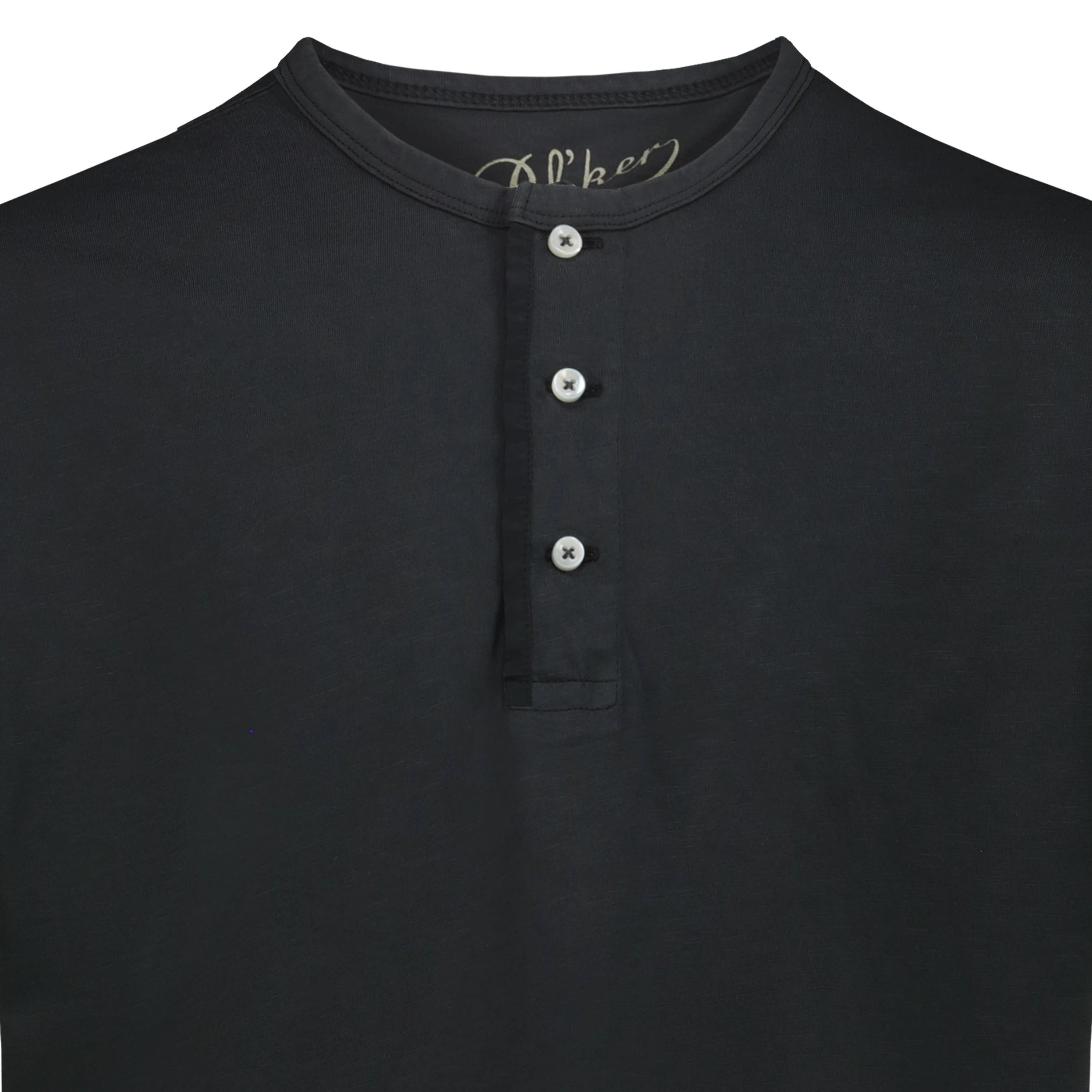 T-shirt Chester Lake Champlain in Jersey Fiammato (Faded Black)