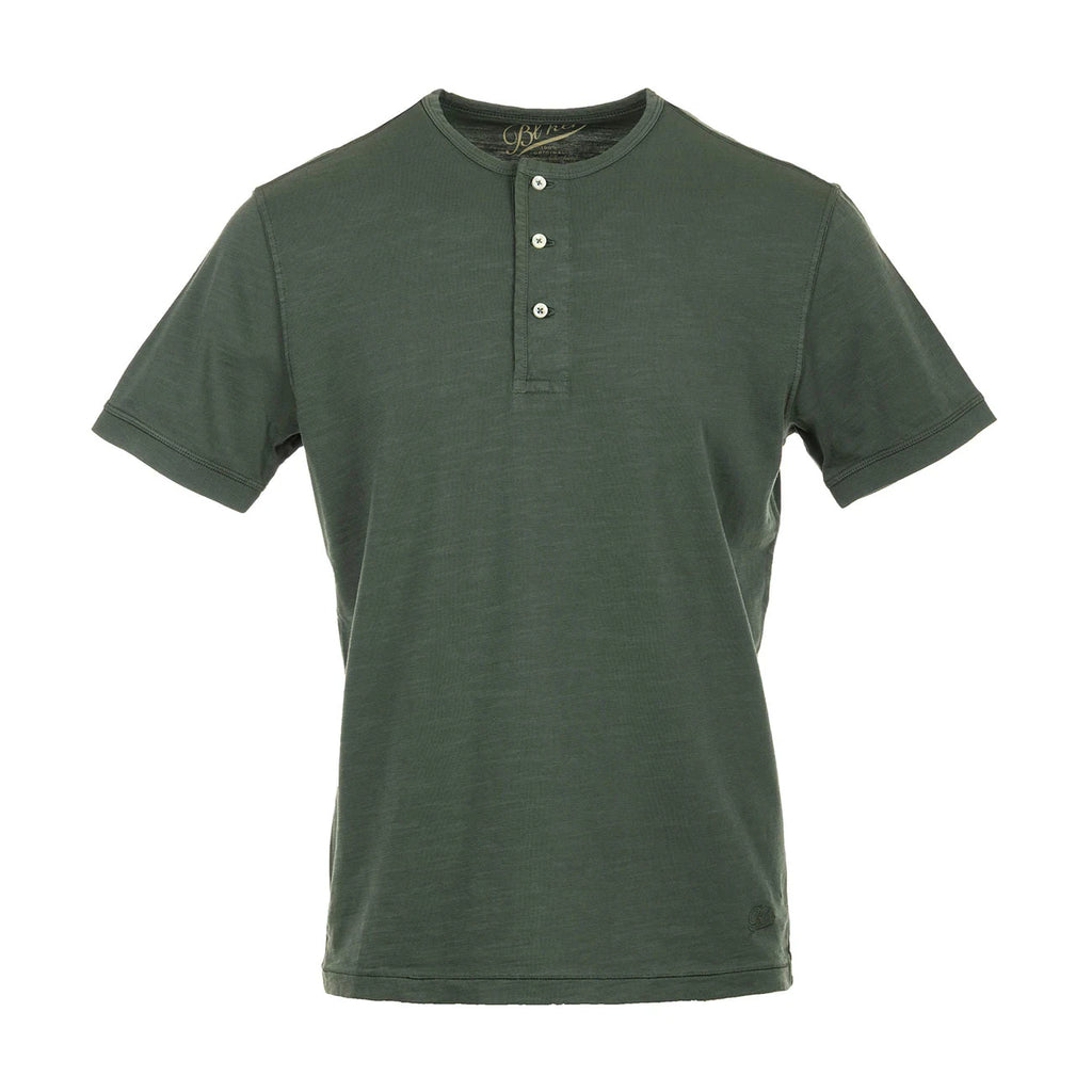 T-shirt Chester Lake Champlain in Jersey Fiammato (Green)