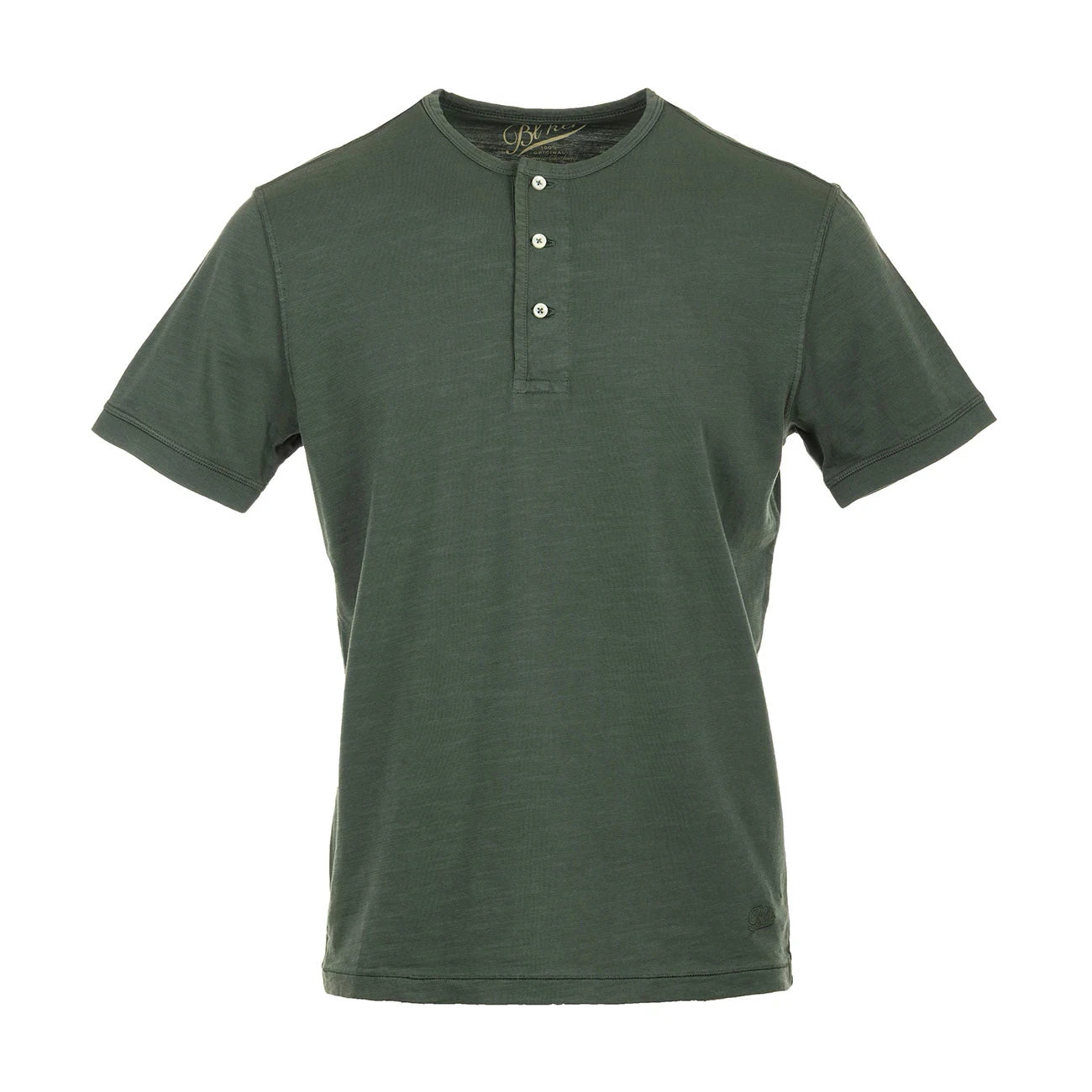 T-shirt Chester Lake Champlain in Jersey Fiammato (Green)