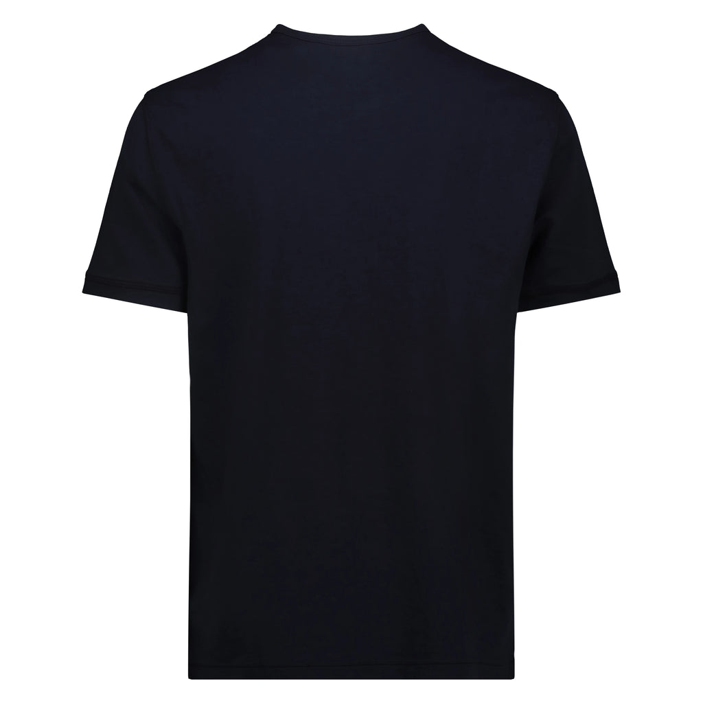 T-shirt Chester Lake Champlain in Jersey Fiammato (Navy)