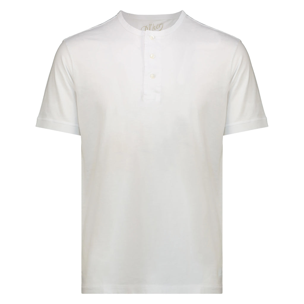 T-shirt Chester Lake Champlain in Jersey Fiammato (White)
