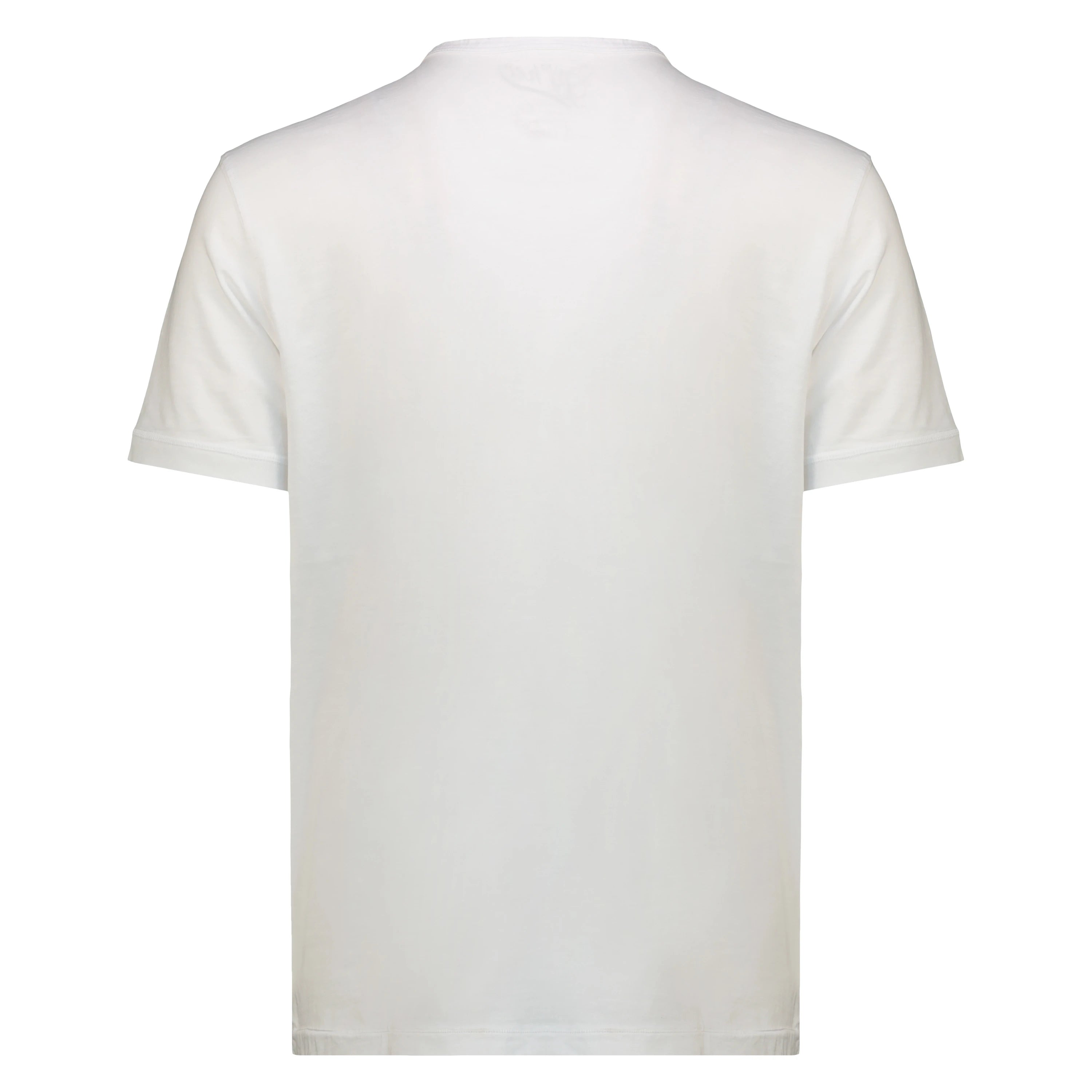 T-shirt Chester Lake Champlain in Jersey Fiammato (White)