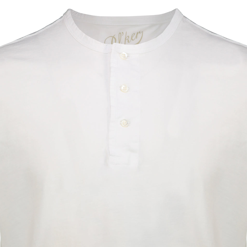 T-shirt Chester Lake Champlain in Jersey Fiammato (White)