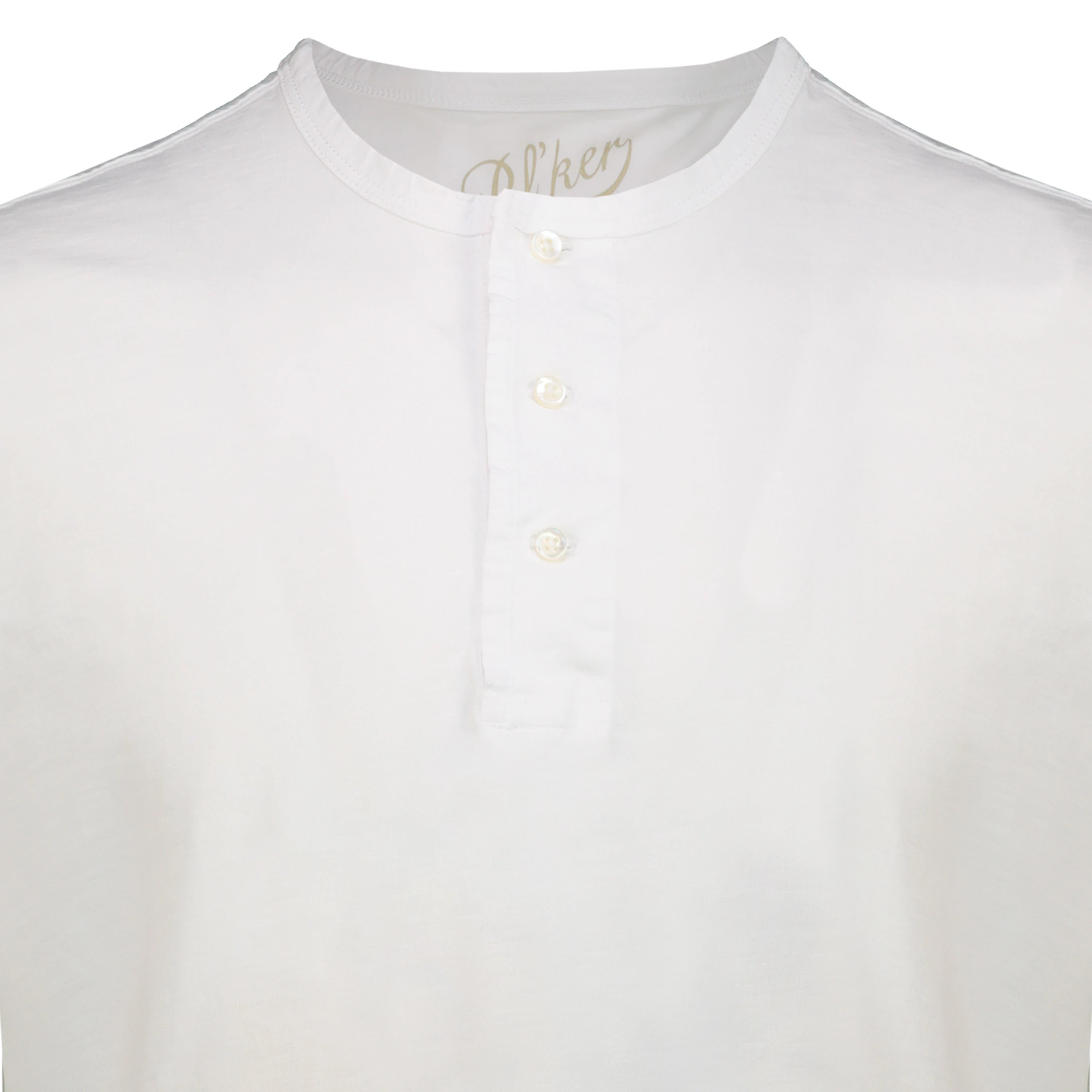 T-shirt Chester Lake Champlain in Jersey Fiammato (White)