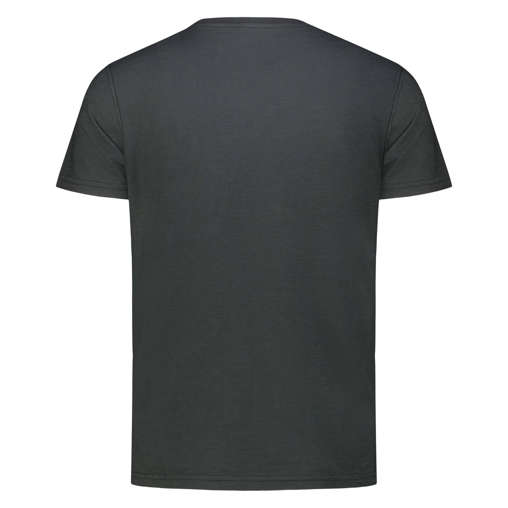 T-Shirt Casco Bay in Jersey Fiammato (Faded Black)