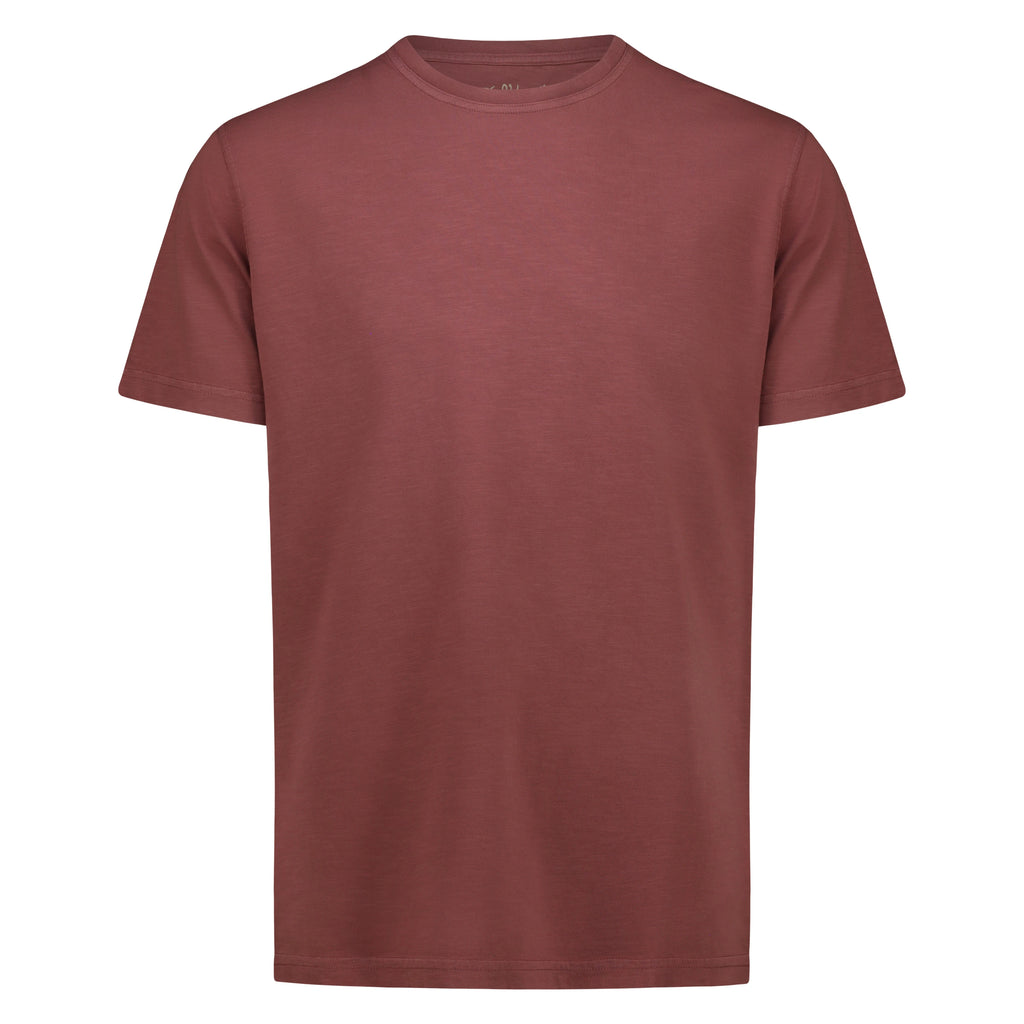 T-Shirt Casco Bay in Jersey Fiammato (Faded Red)