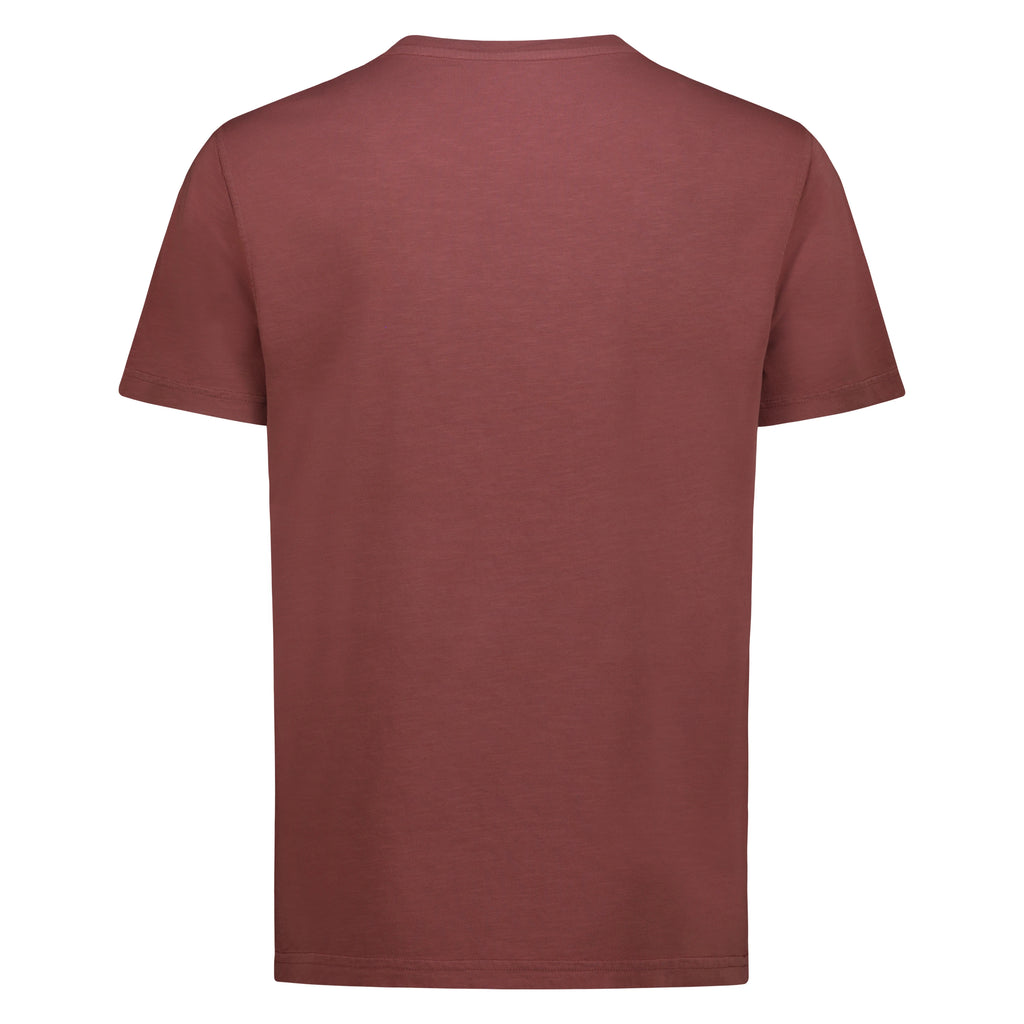 T-Shirt Casco Bay in Jersey Fiammato (Faded Red)