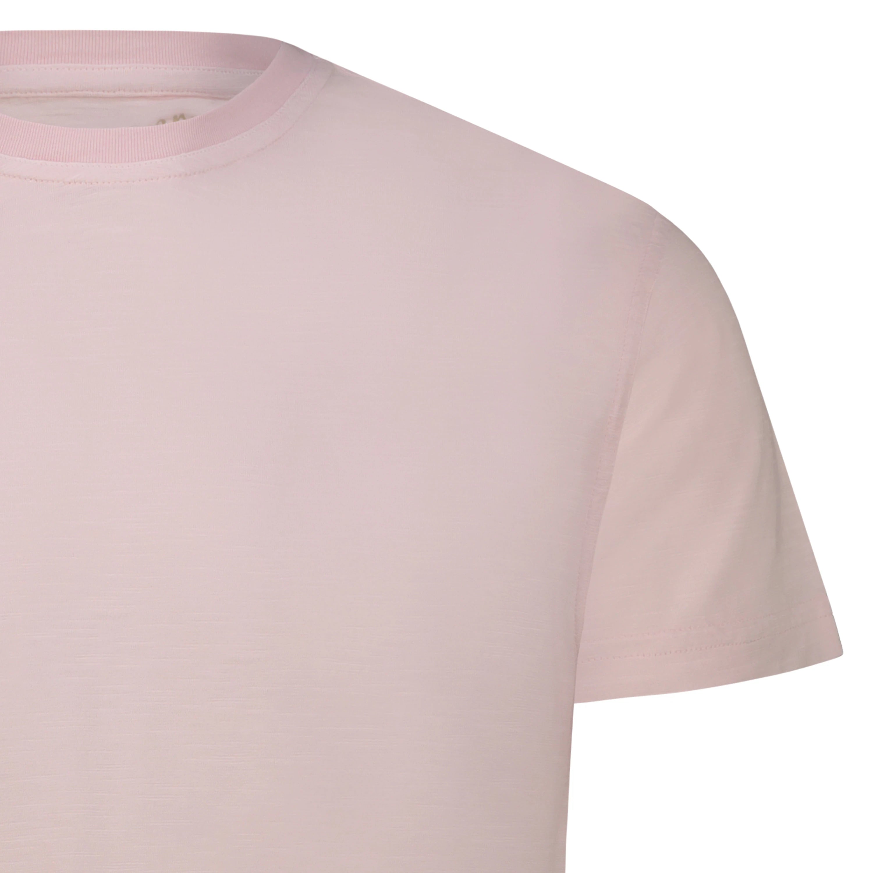 T-Shirt Casco Bay in Jersey Fiammato (Pink)