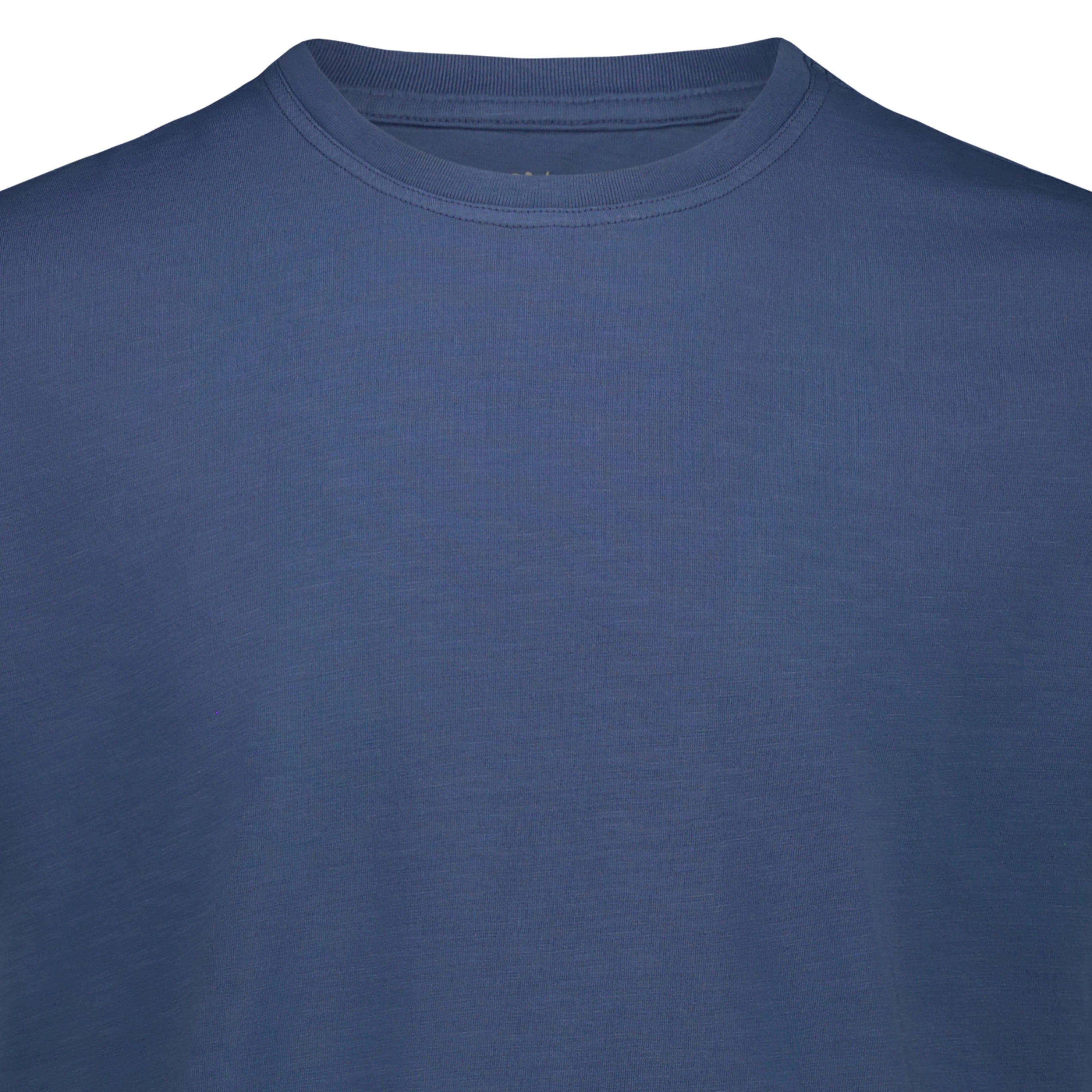 T-Shirt Casco Bay in Jersey Fiammato (Royal)