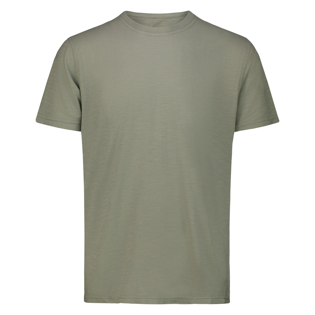 T-Shirt Casco Bay in Jersey Fiammato (Sage)